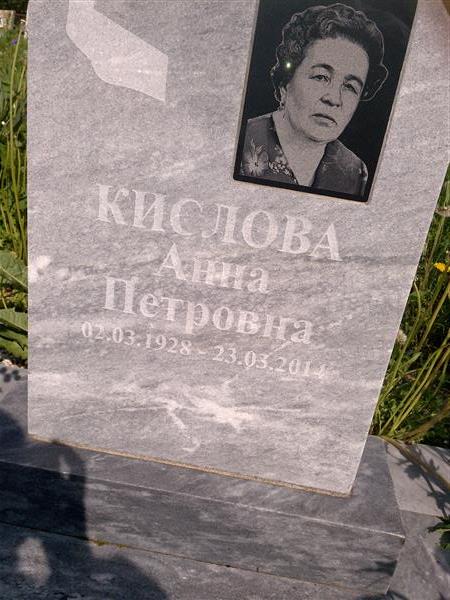 Кислова Анна Петровна