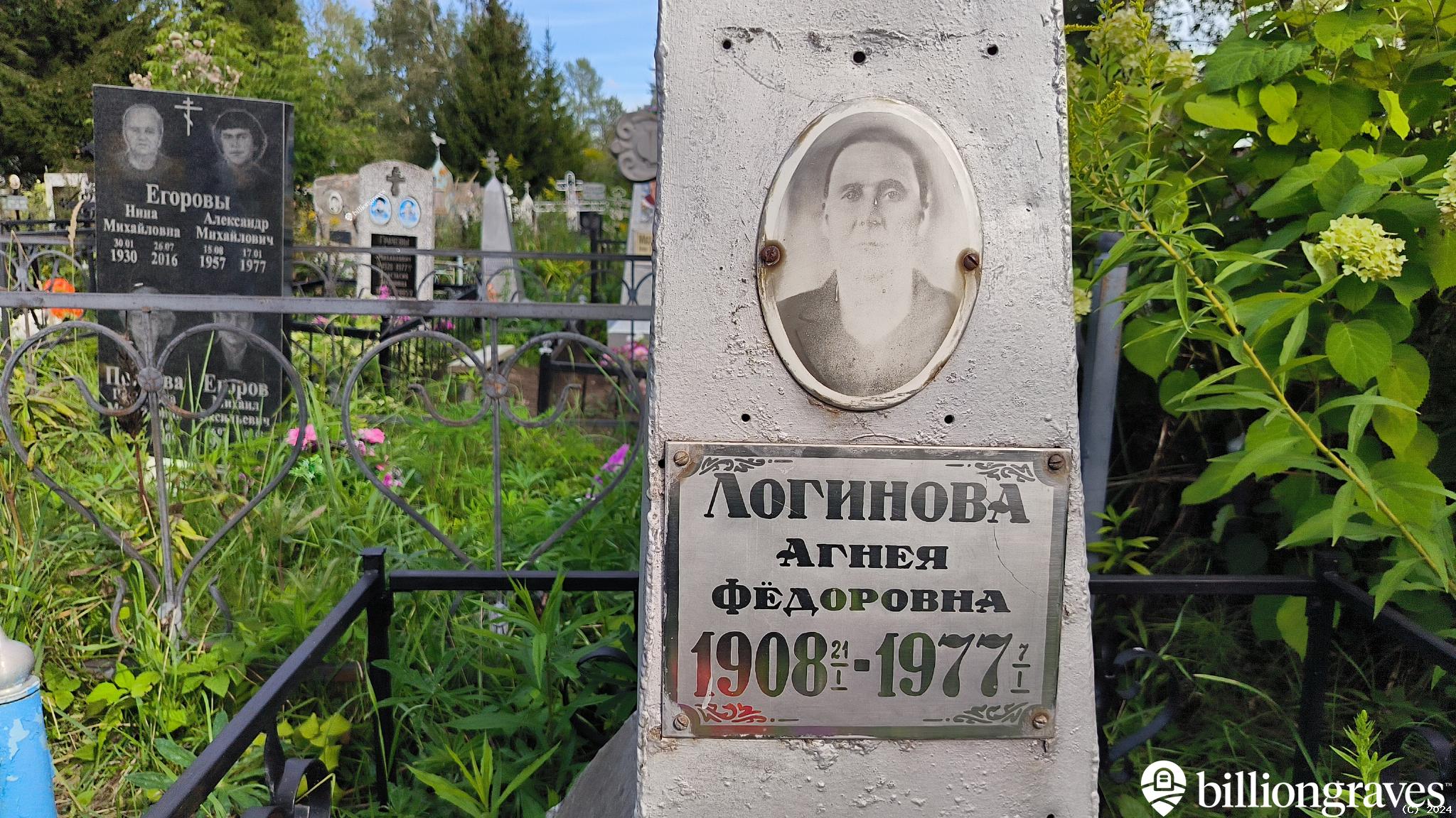 Логинова Агнея Фёдоровна
