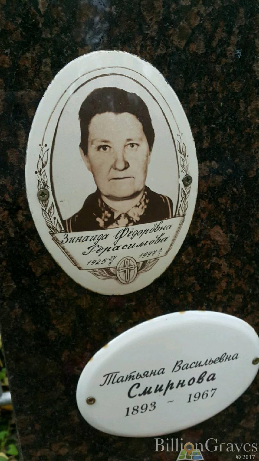 Герасимова Зинаида Фёдоровна