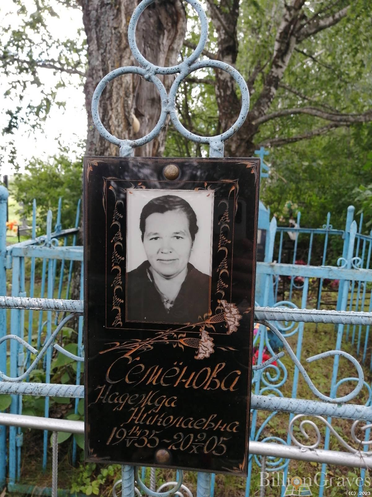 Семенова Надежда Николаевна