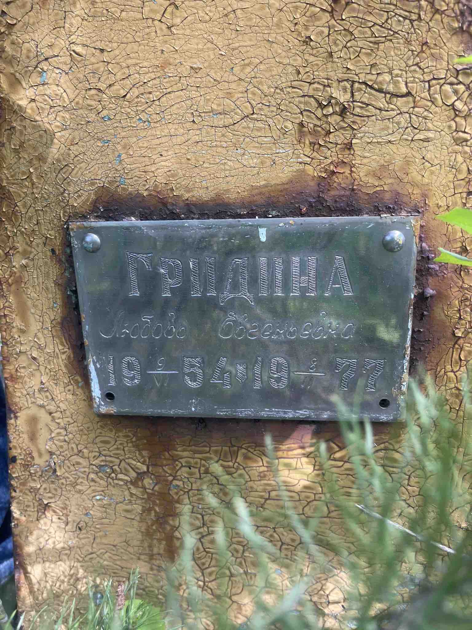 Гридина Любовь Евгеньевна