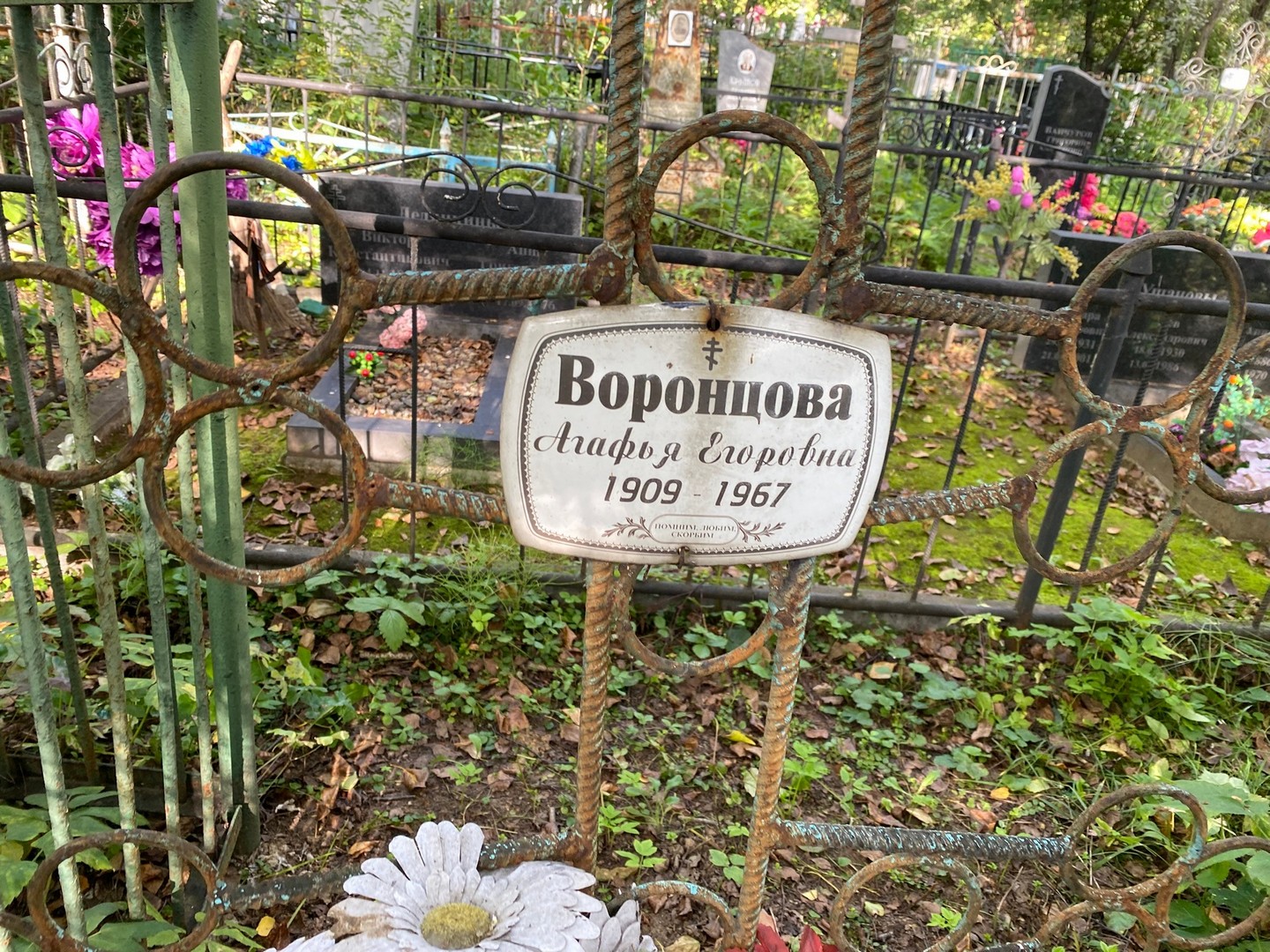 Воронцова Агафья Егоровна