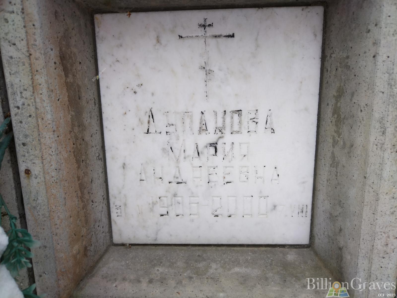 Дупакова Мария Андреевна