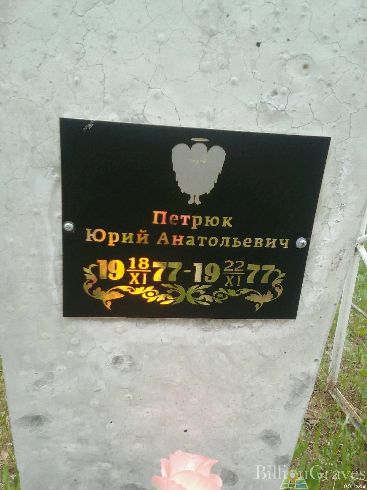 Петрюк Юрий Анатольевич