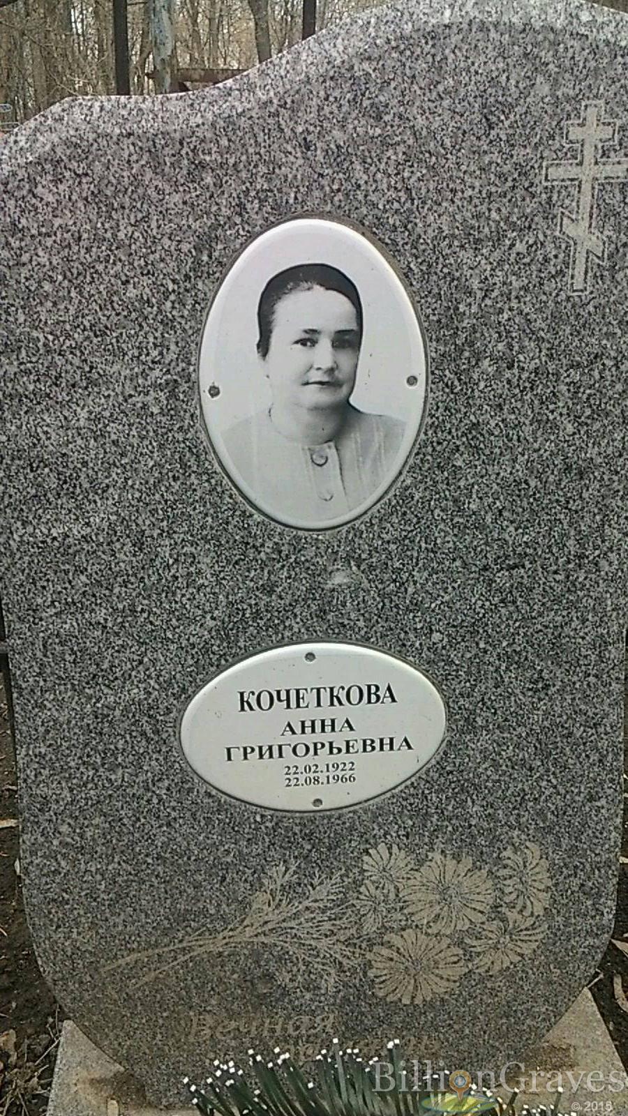 Кочеткова Анна Григорьевна