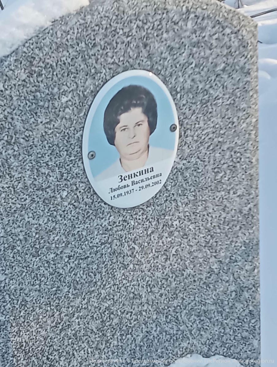 Зенкина Любовь Васильевна
