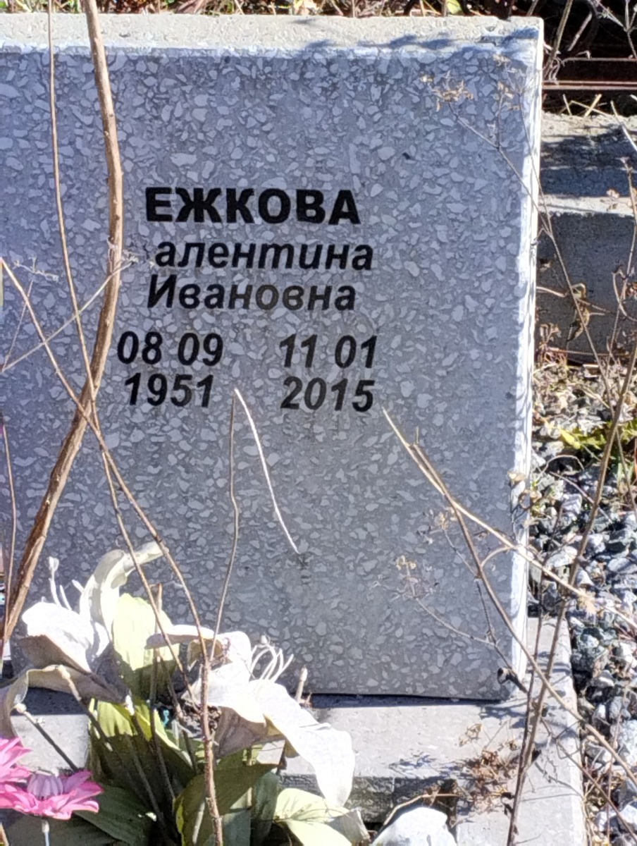 Ежкова Валентина Ивановна