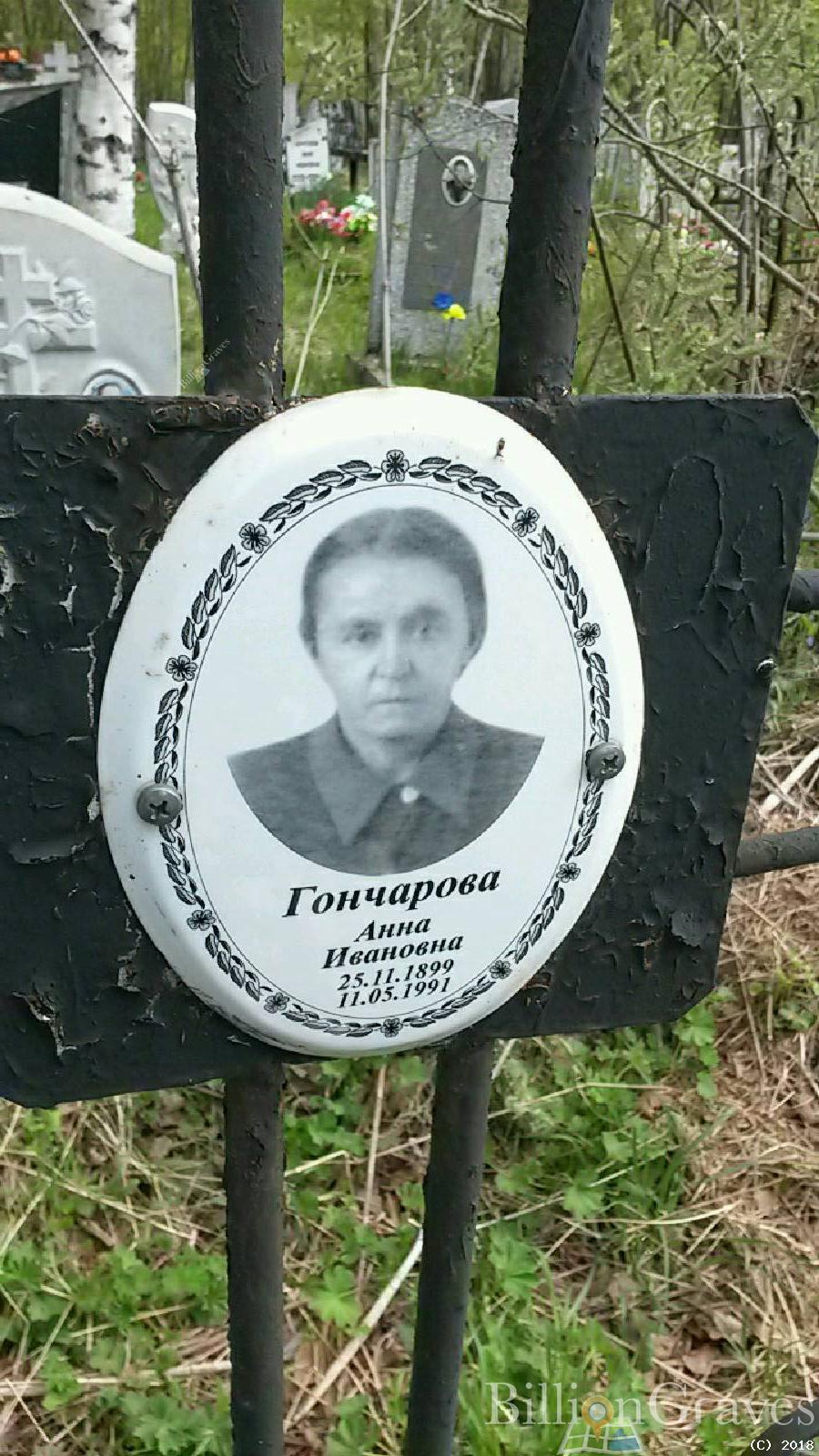 Гончарова анна ивановна