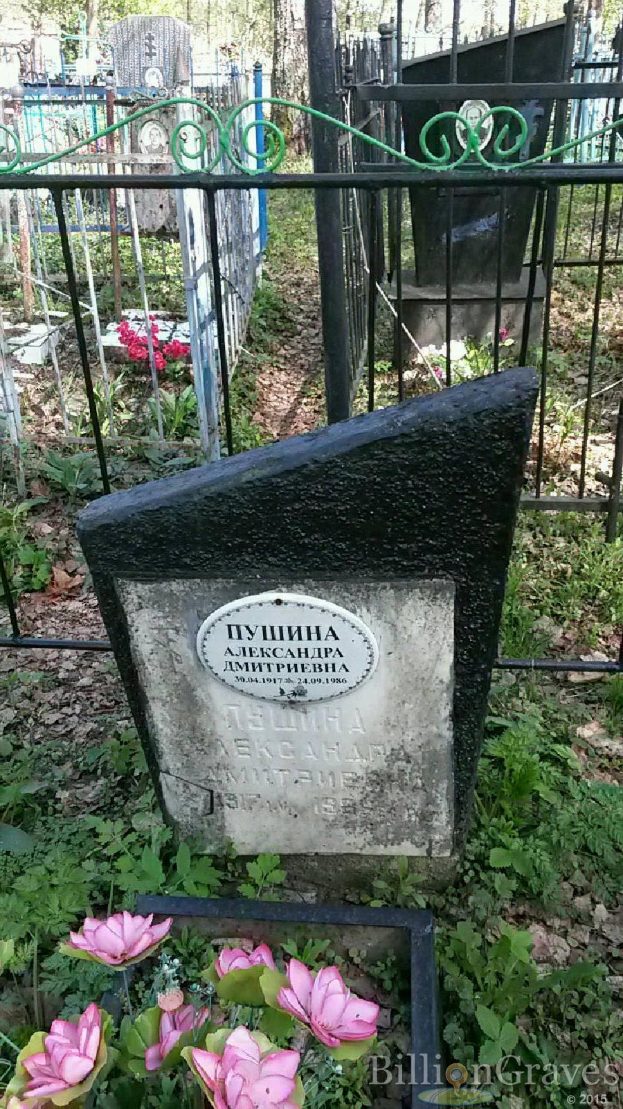 Пушина Александра Дмитриевна