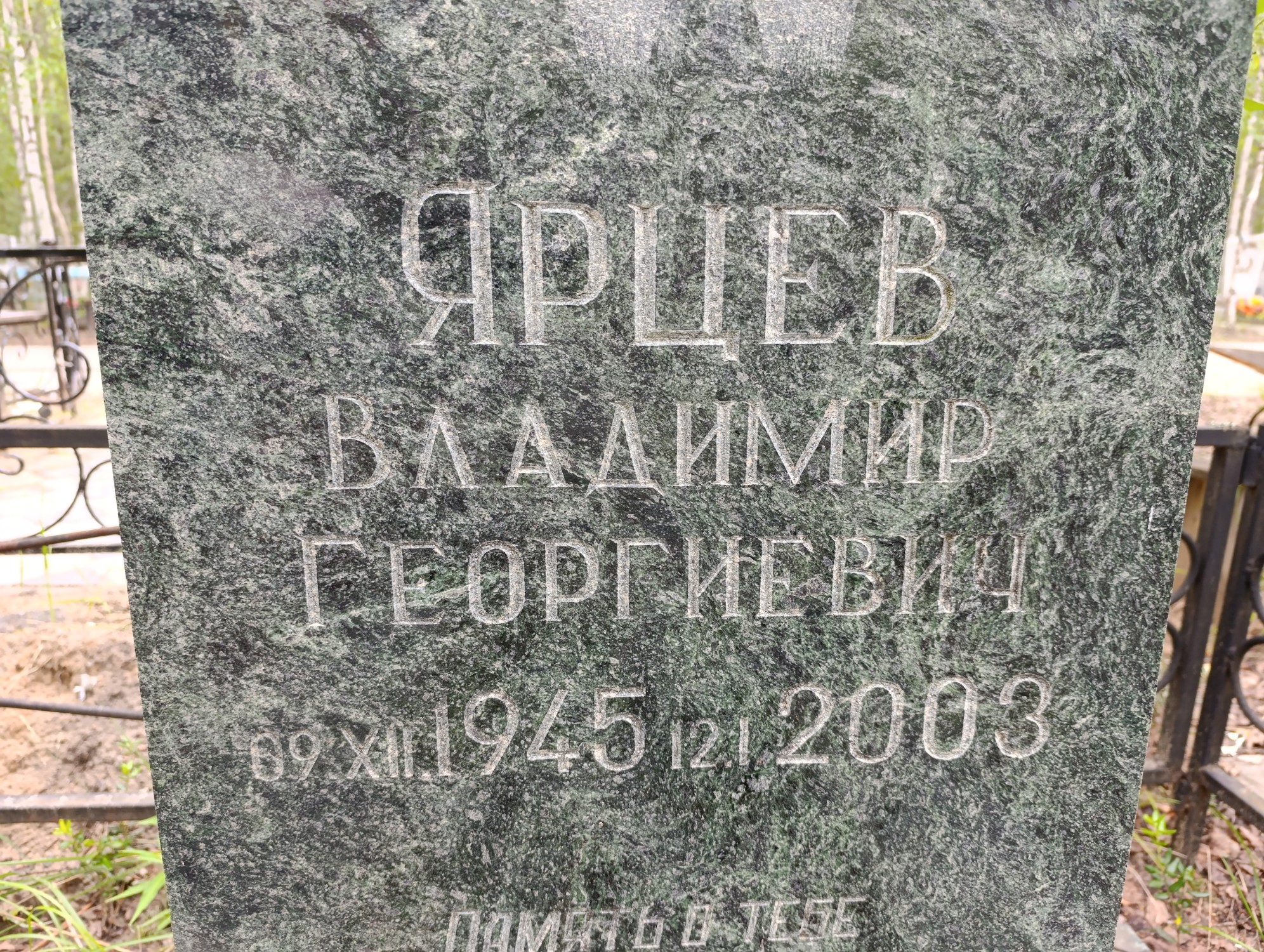 Ярцев Владимир Георгиевич