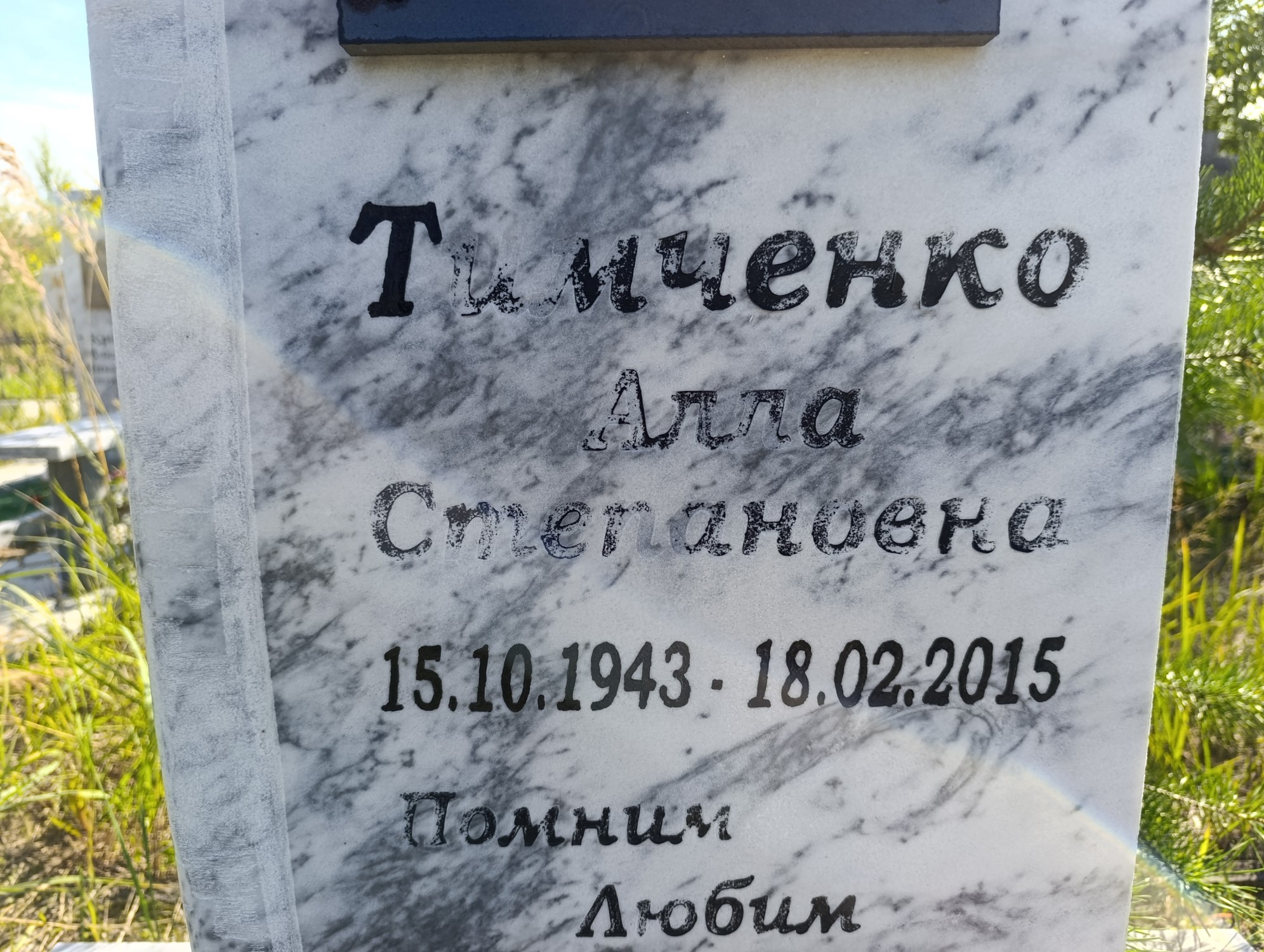 Тимченко Алла Степановна