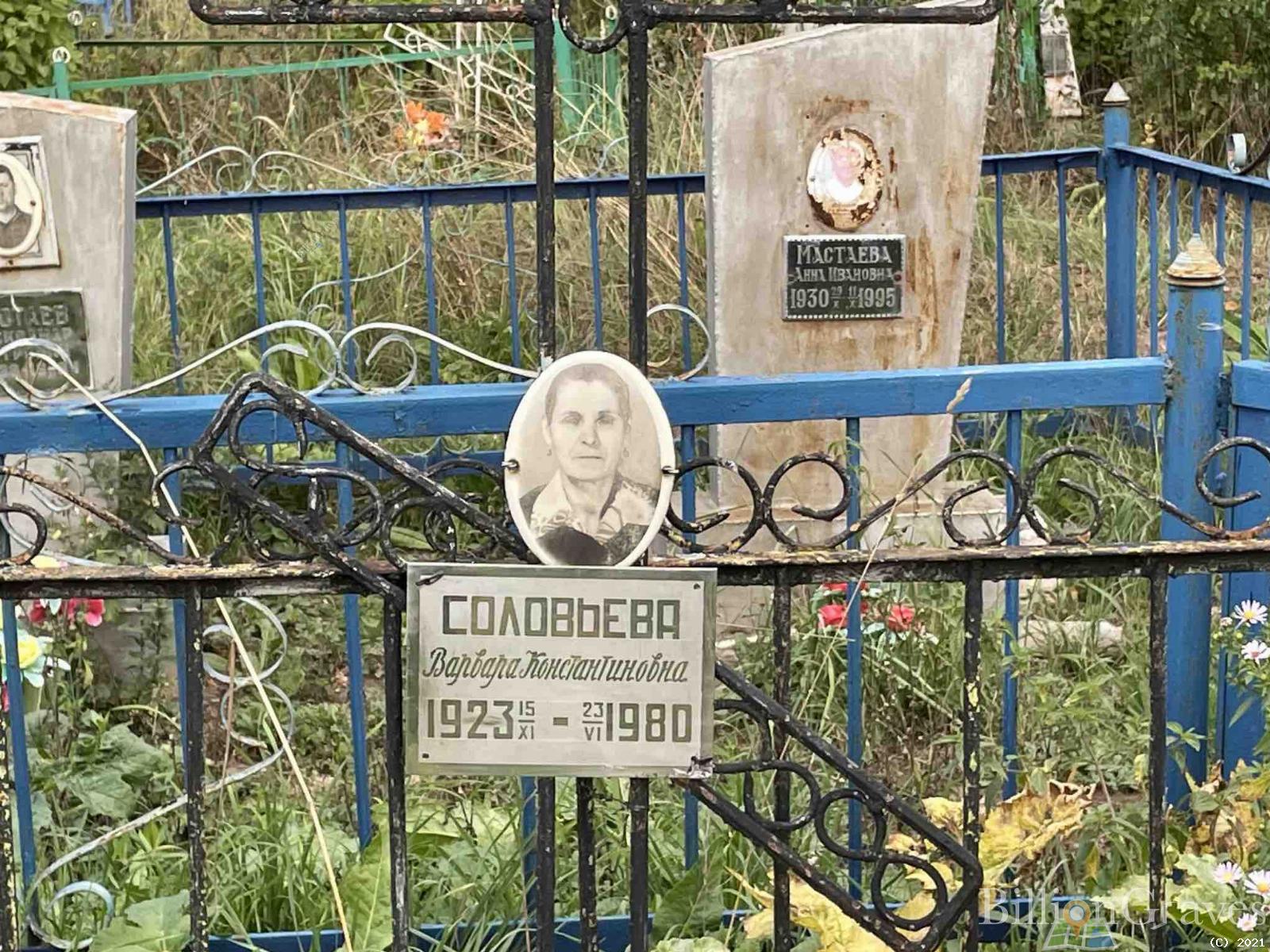 Соловьева Варвара Константиновна
