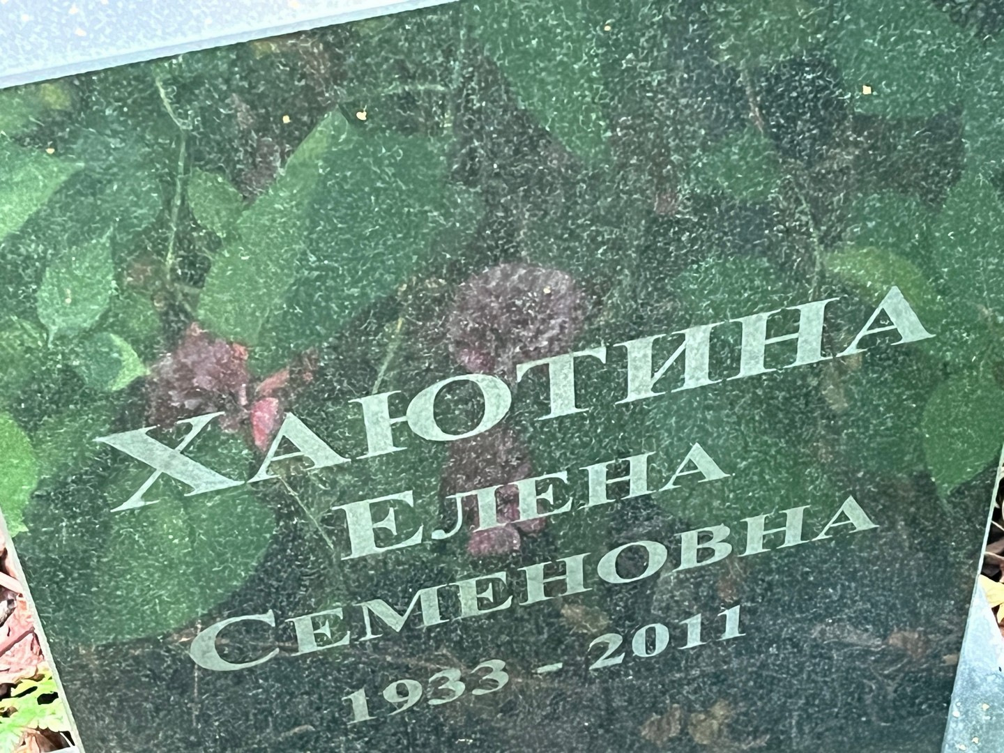 Елена Хаютинa Семеновна