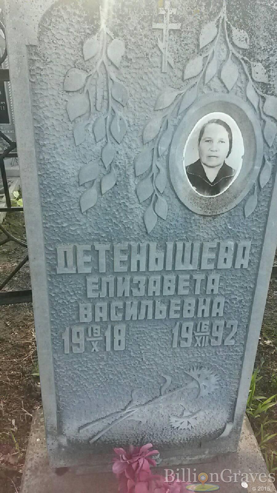 Детенышева Елизавета Васильевна