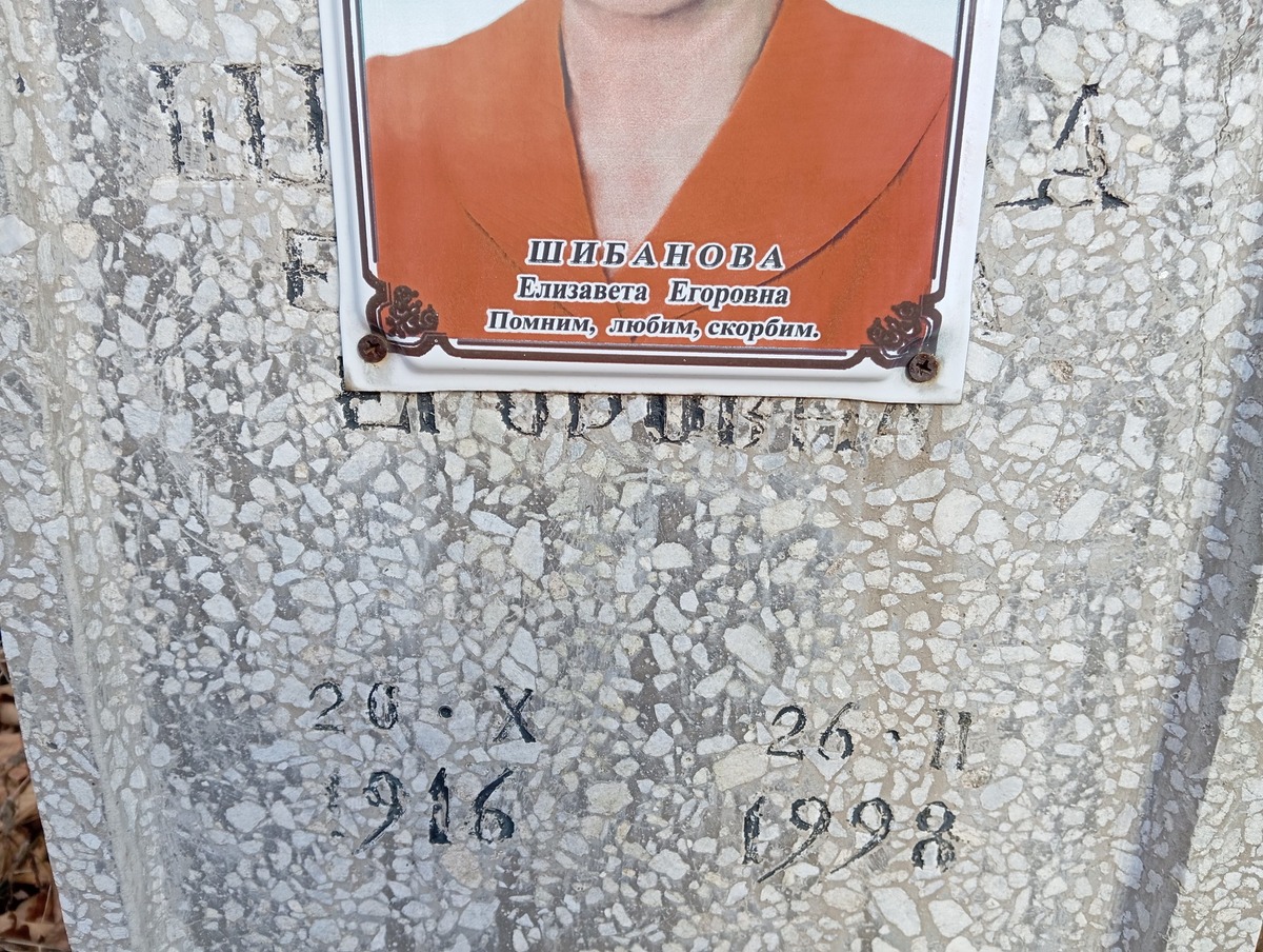 Шибанова Елизавета Егоровна