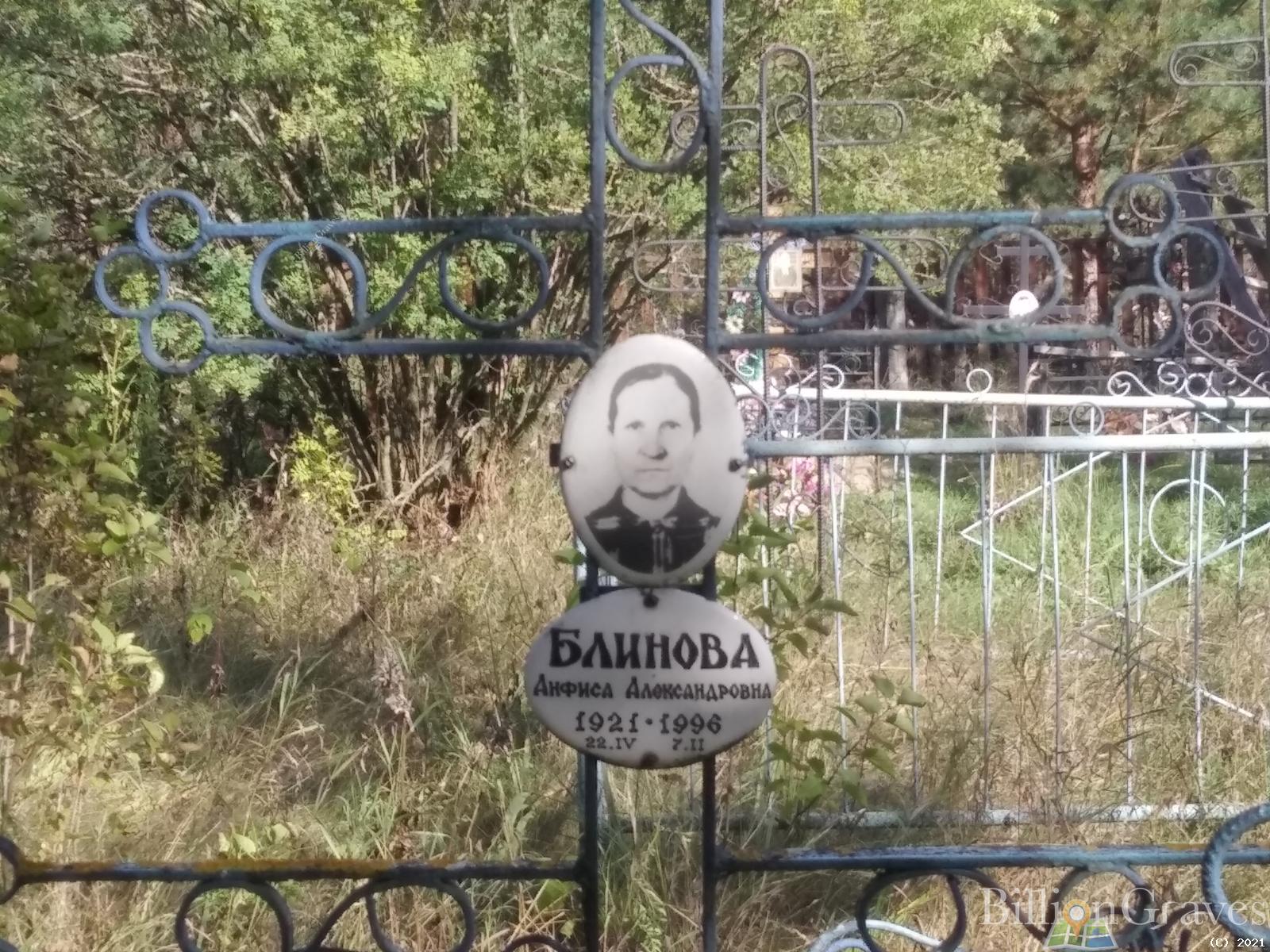 Блинова Анфиса Александровна