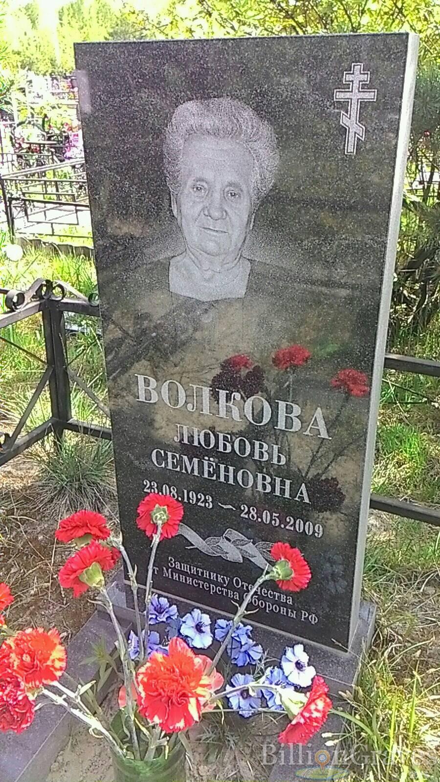 Волкова Любовь Семёновна
