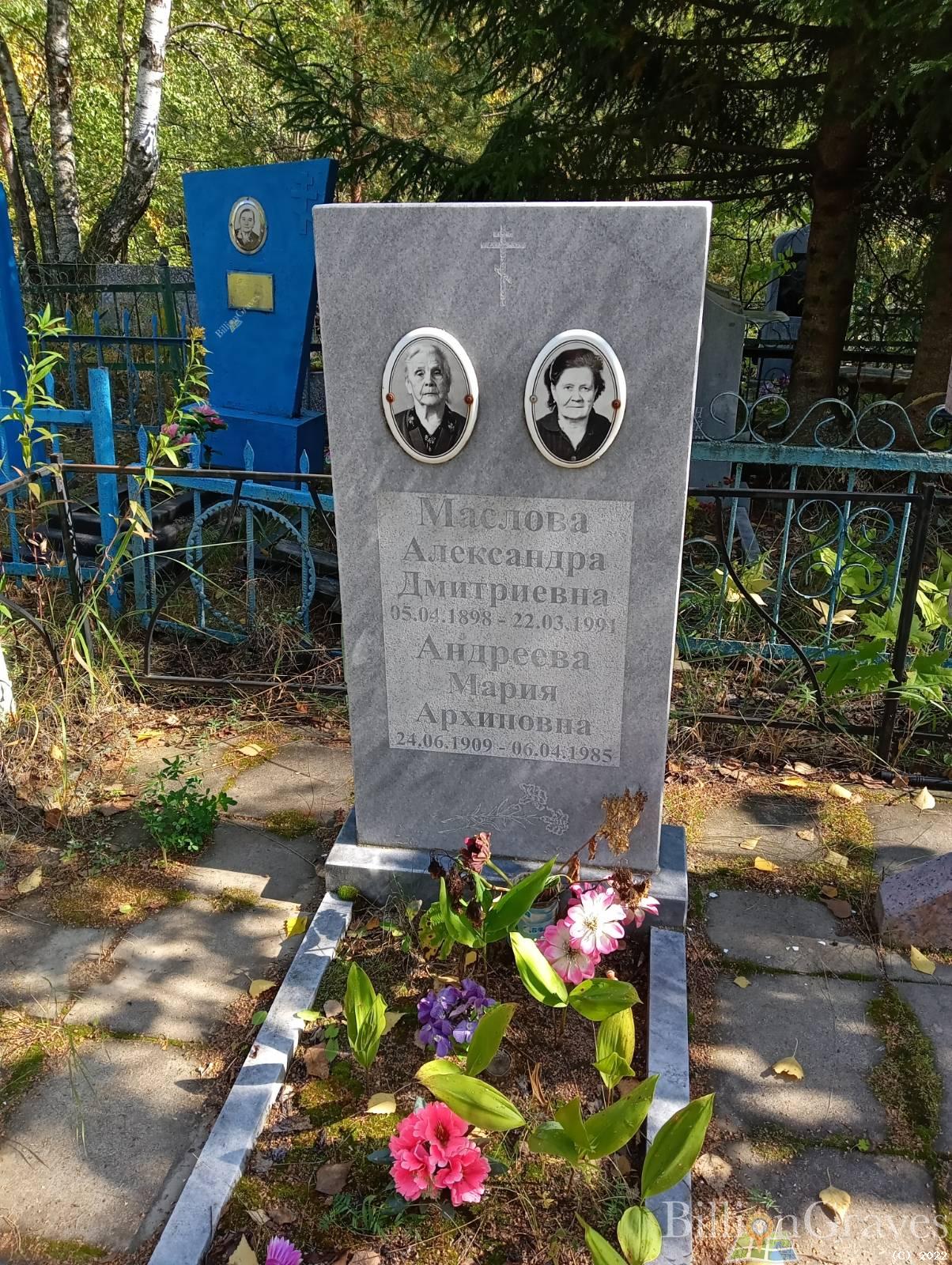 Маслова Александра Дмитриевна