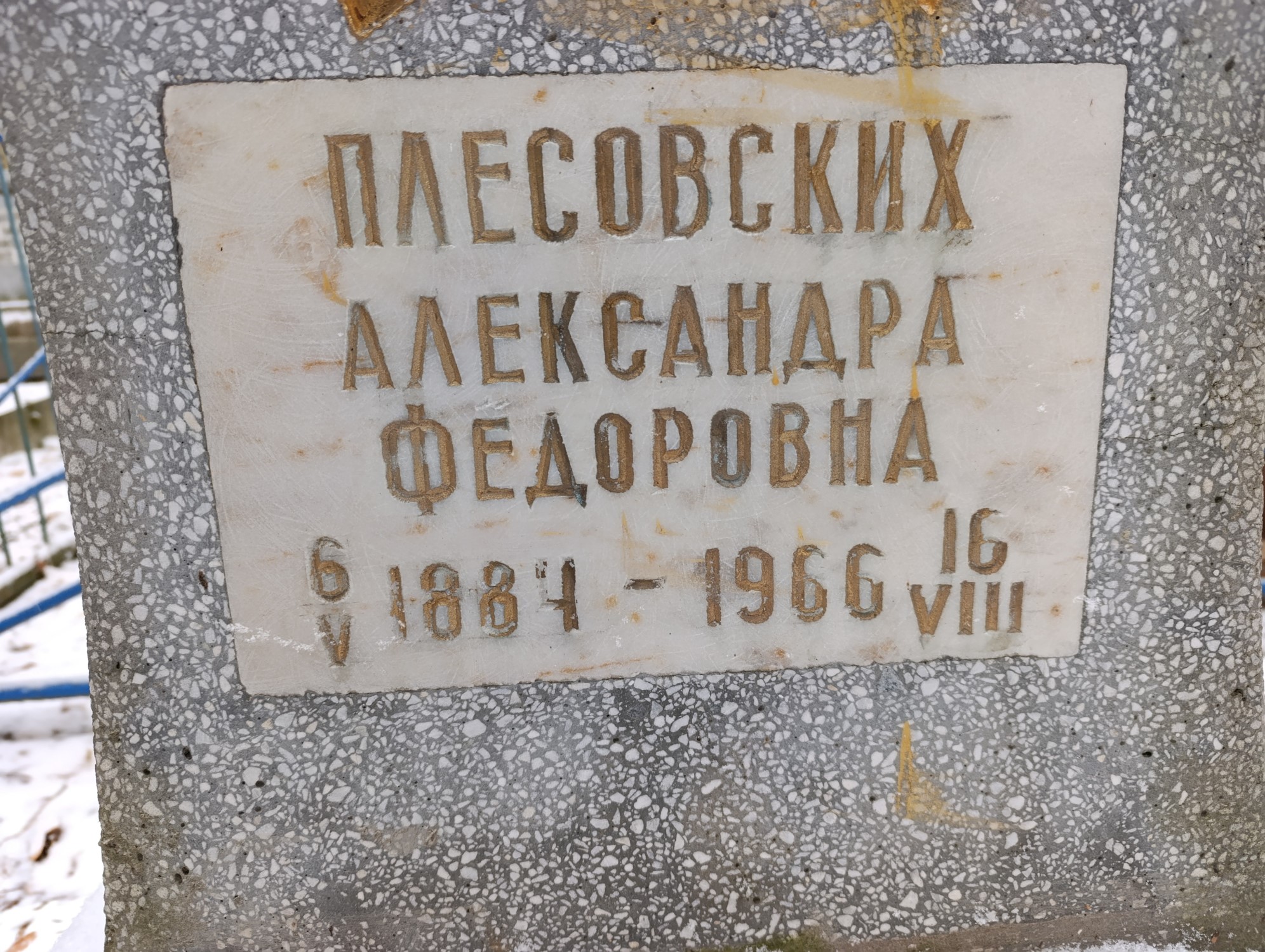 Плесовских Александра Федоровна