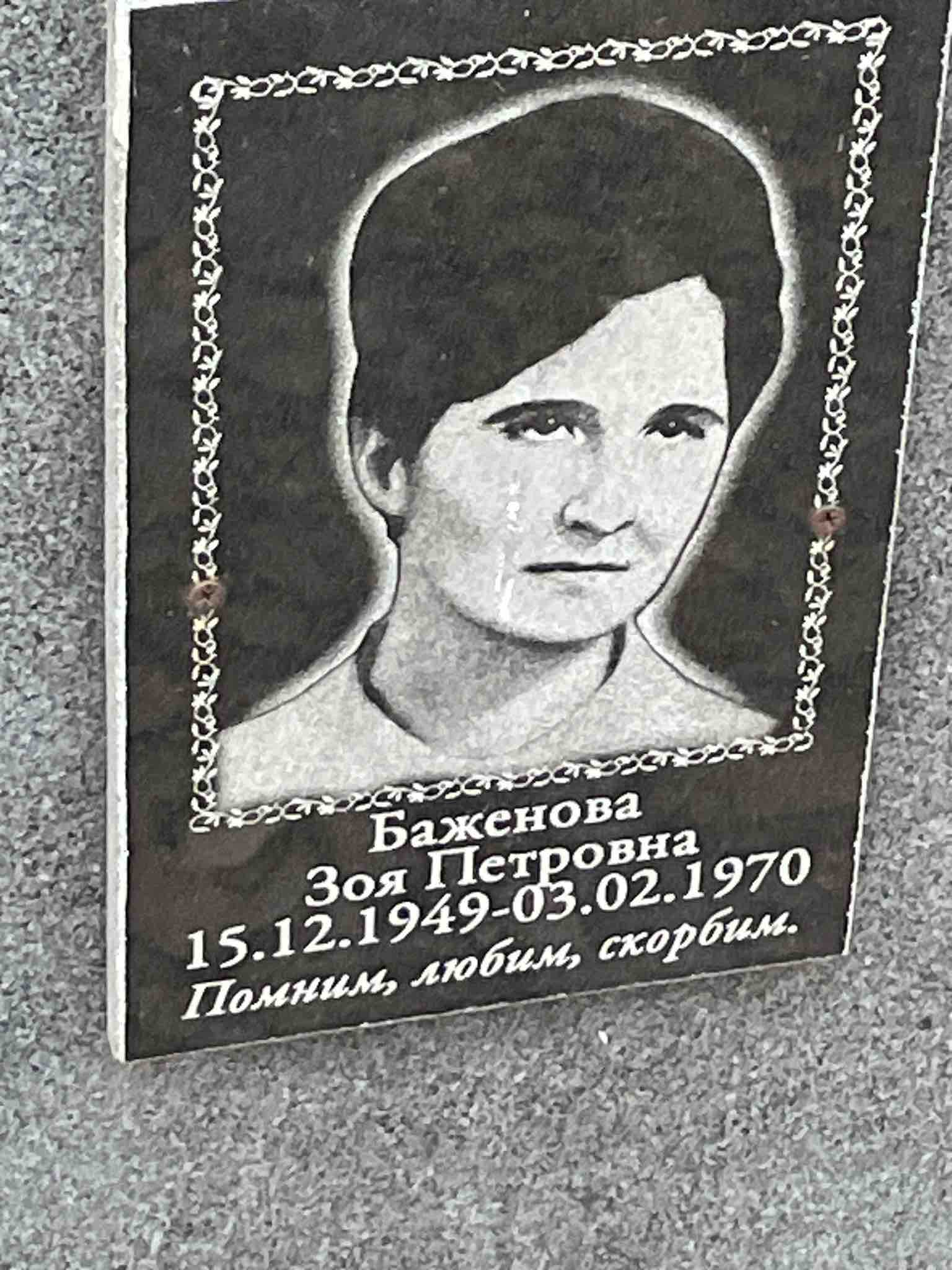 Баженова Зоя Петровна