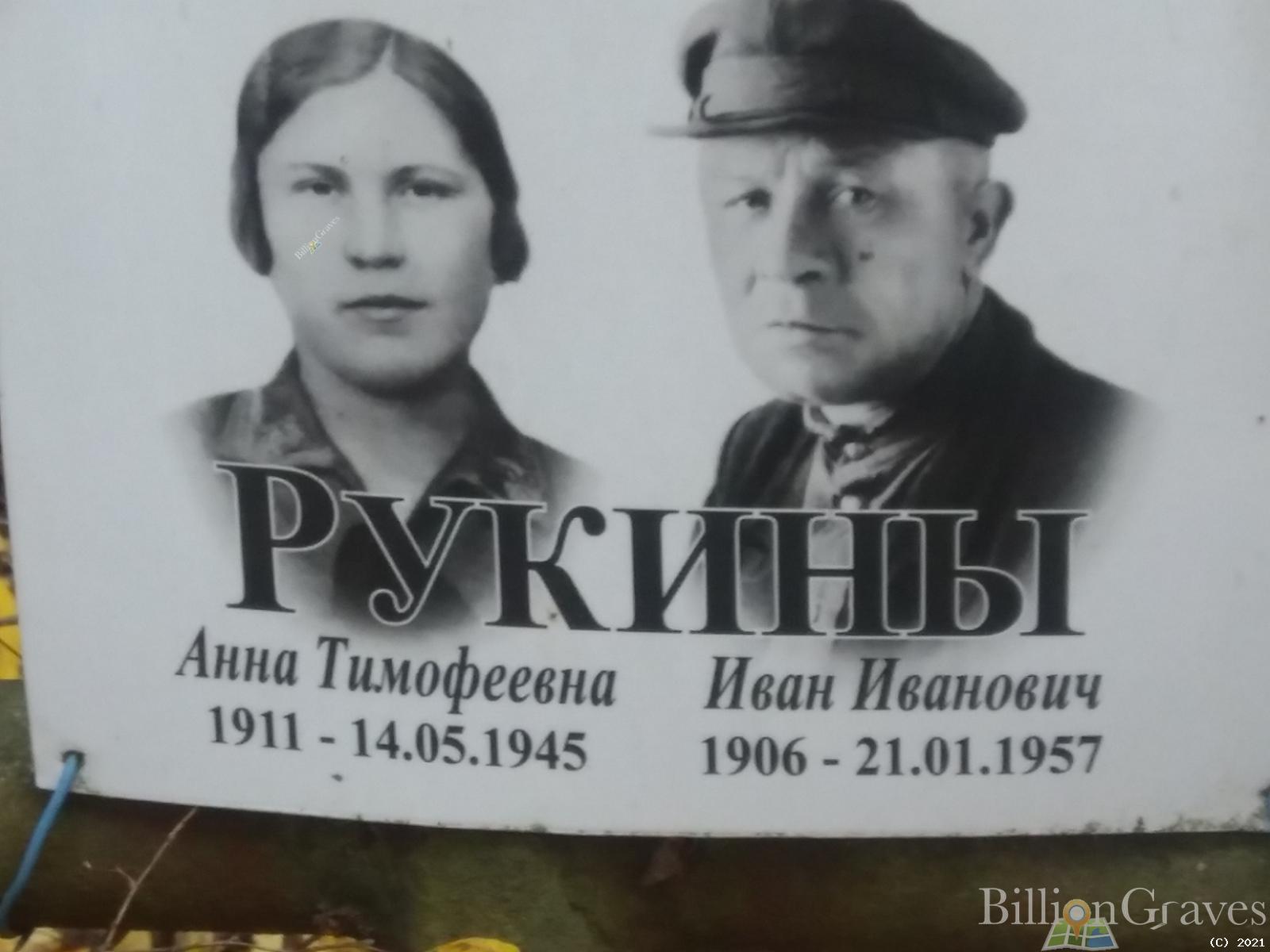 Рукина Анна Тимофеевна