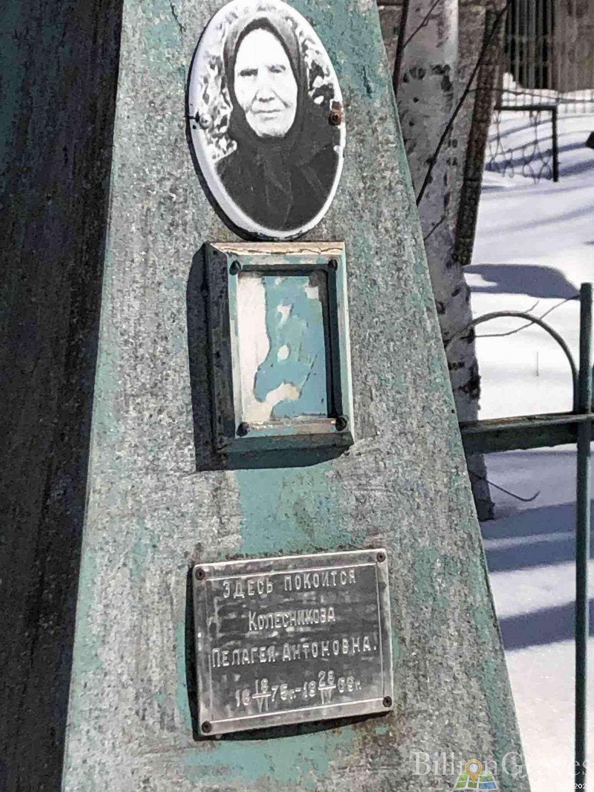 Колесникова Пелагея Антоновна