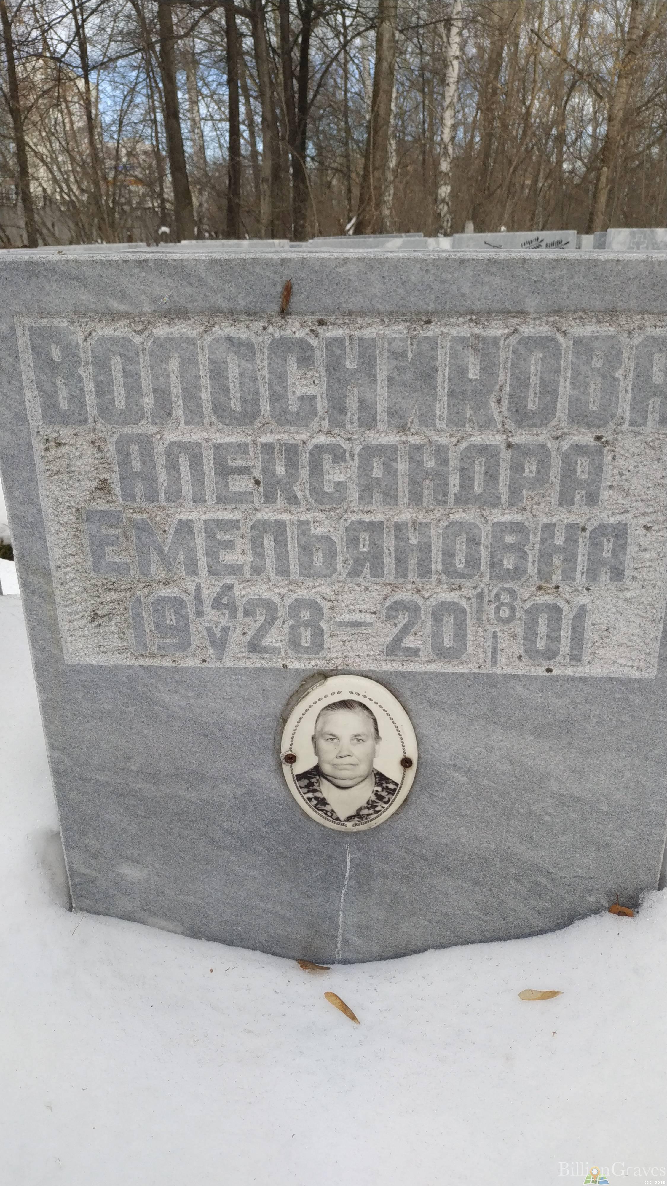 Волосникова Александра Емельяновна