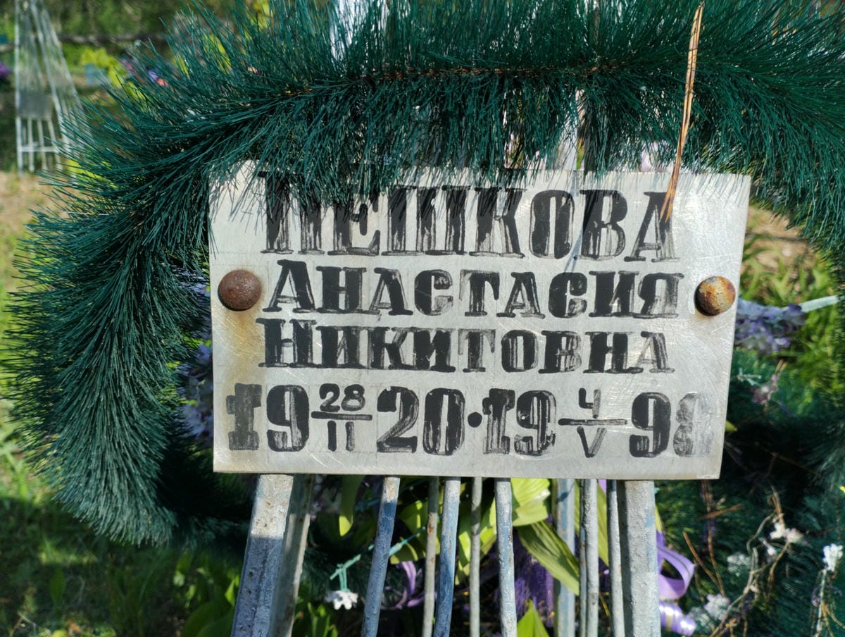 Пешкова Анастасия Никитовна