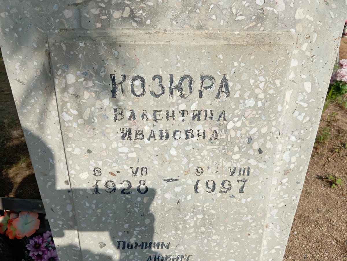 Козюра Валентина Ивановна