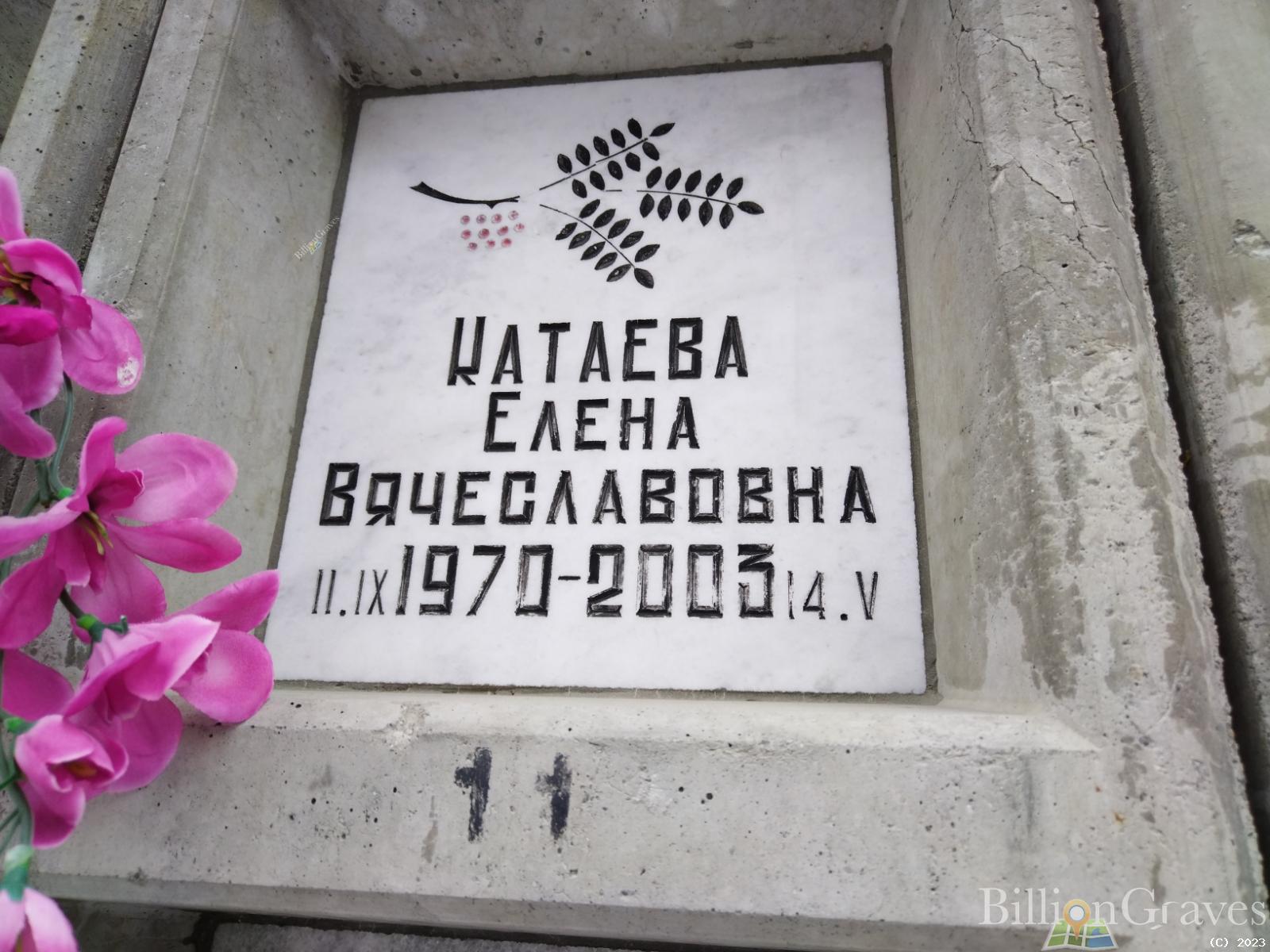 Катаева Елена Вячеславовна