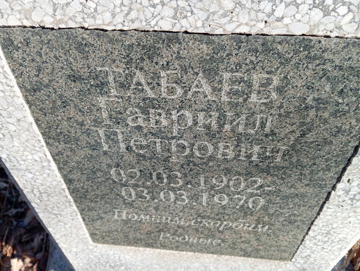 Табанв Гавриил Петрович