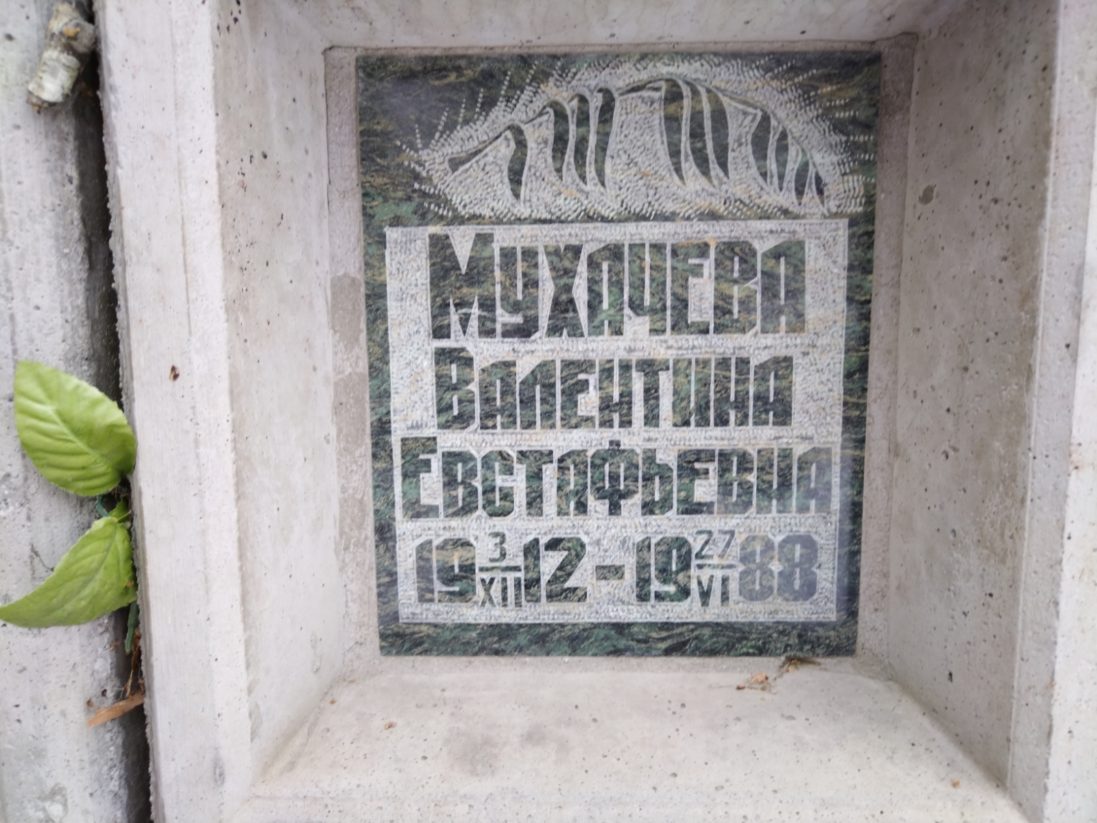 Мухачева Валентина Евстафьевна