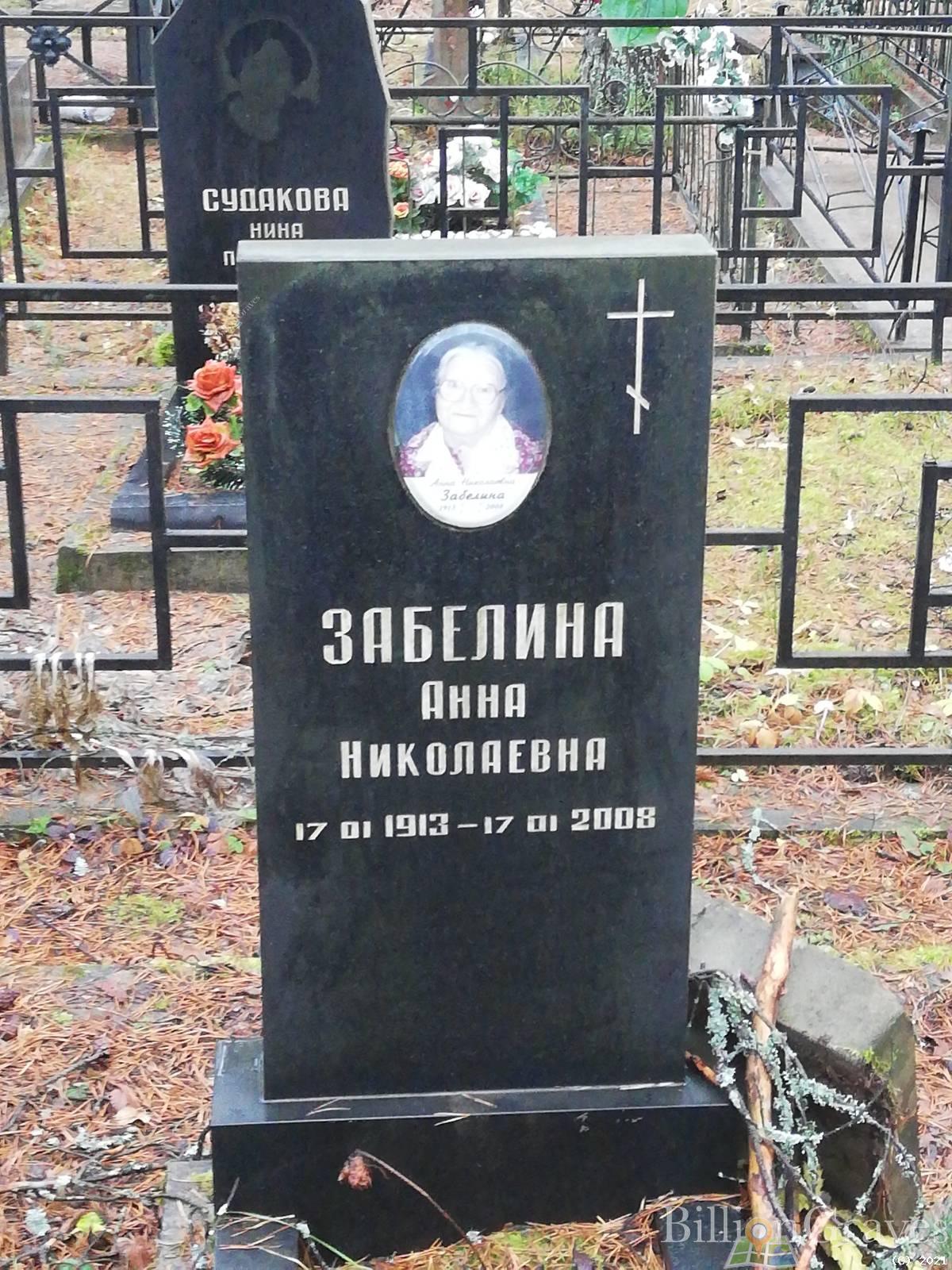 Забелина Анна Николаевна