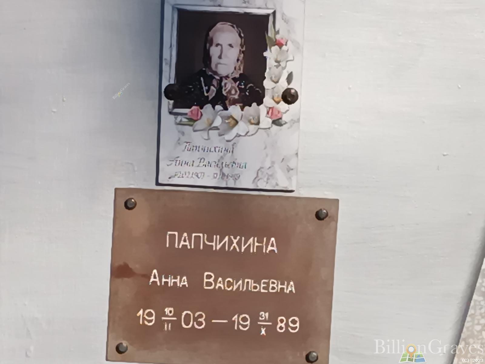 Папчихина Анна Васильевна
