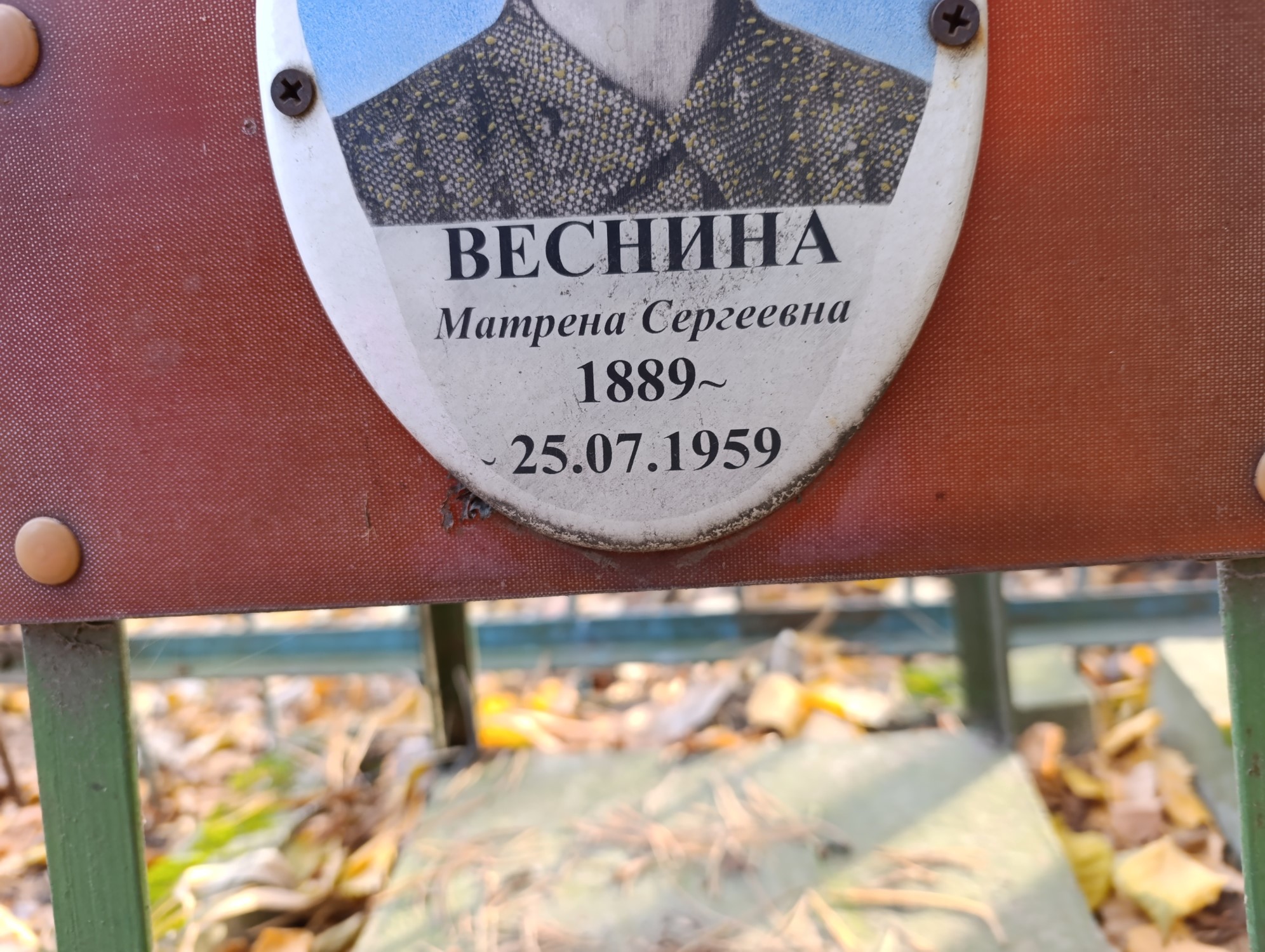 Веснина Матрена Сергеевна