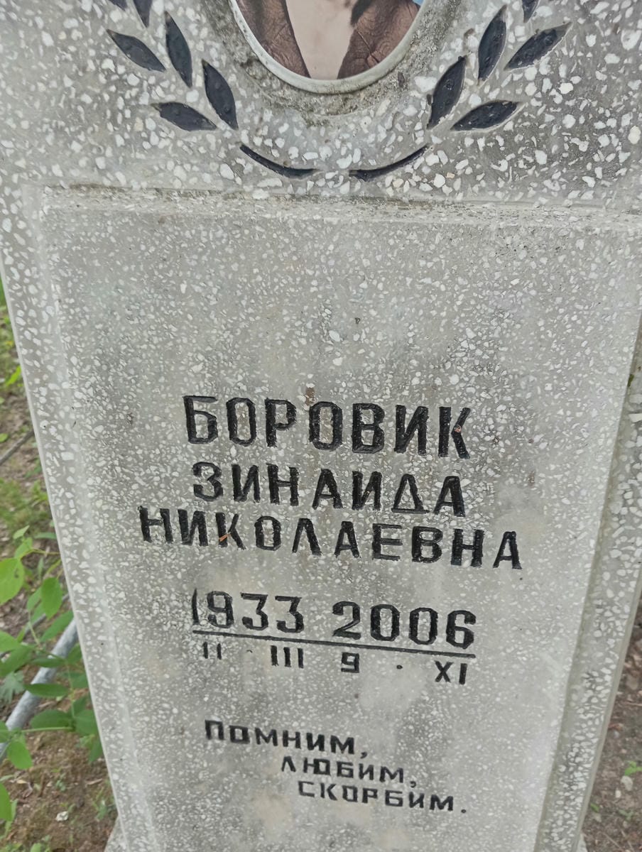 Боровик Зинаида Николаевна