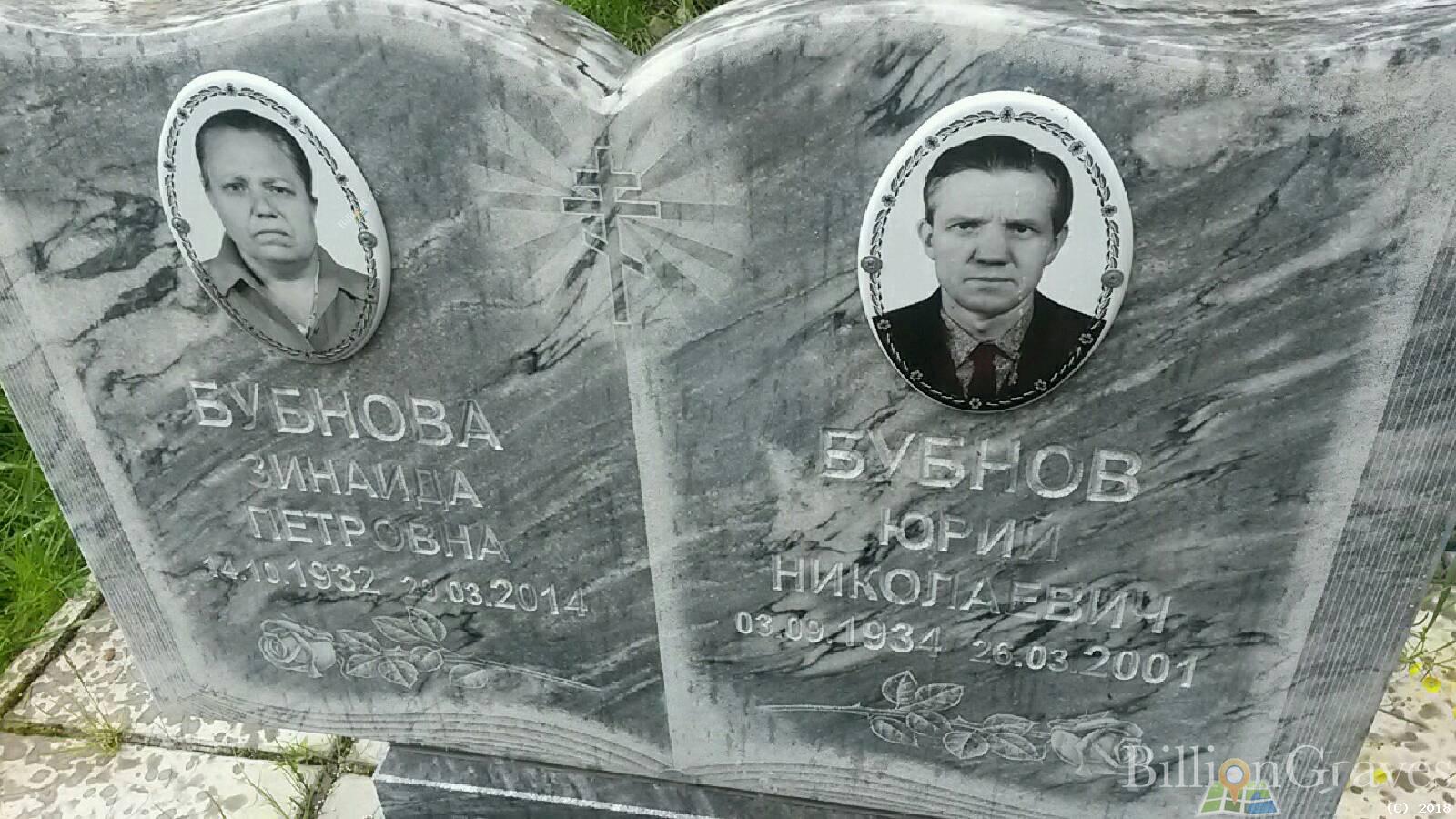 Бубнова Зинаида Петровна