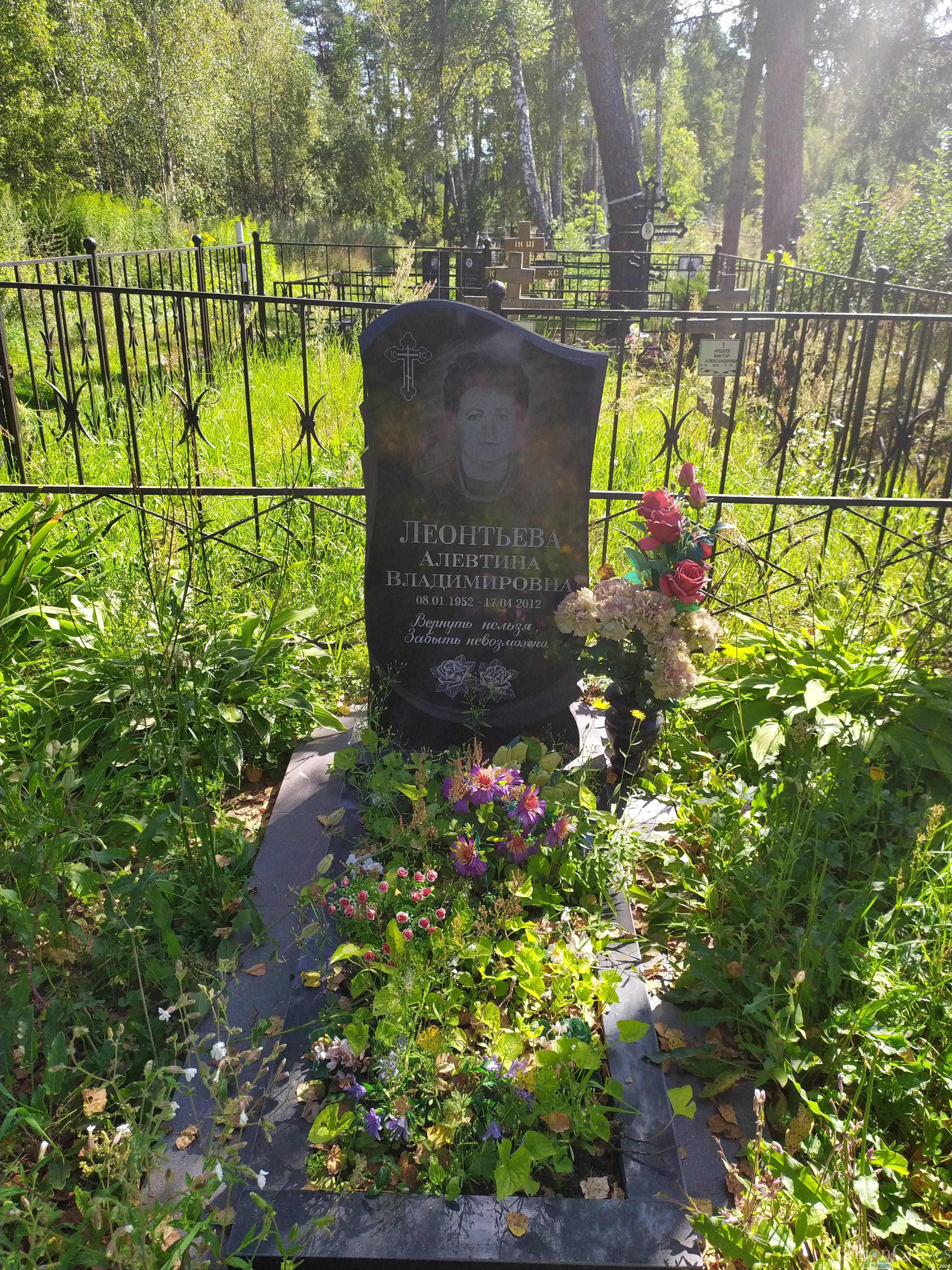 Леонтьева Алевтина Владимировна