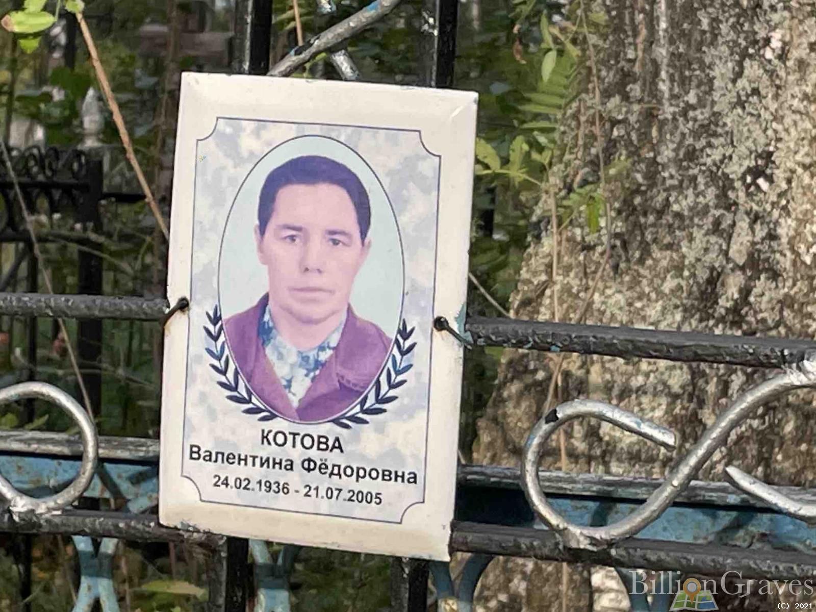 Котова Валентина Федоровна