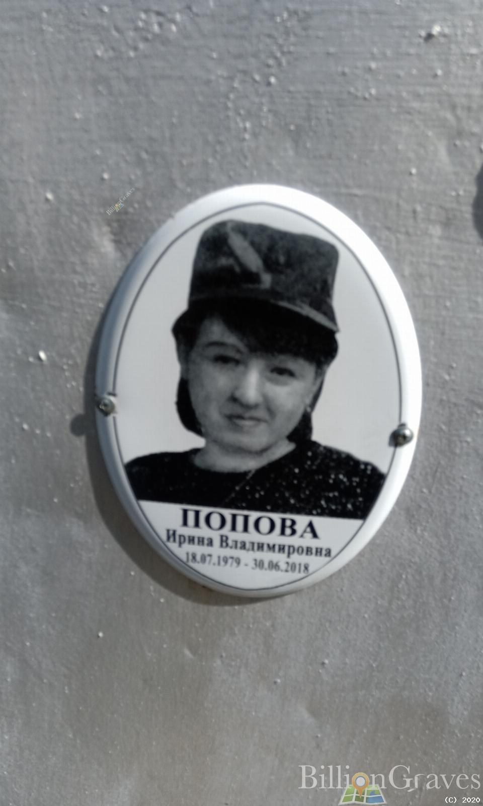 Попова Ирина Владимировна