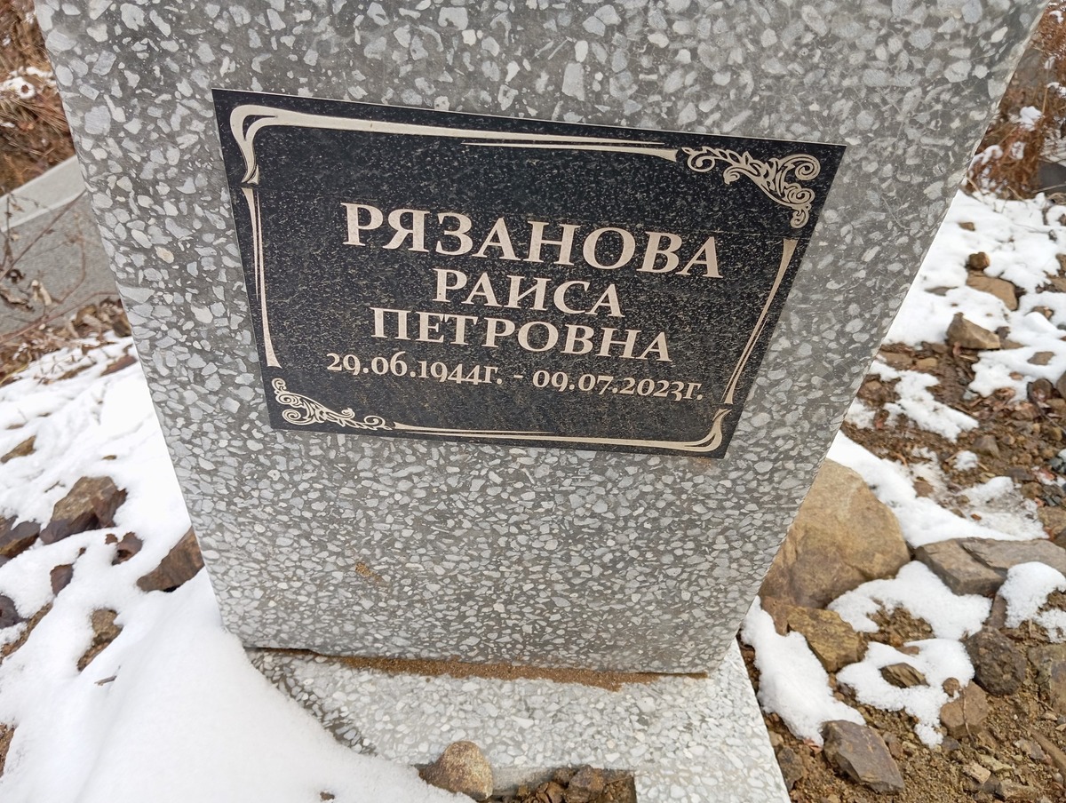 Рязанова Раиса Петровна