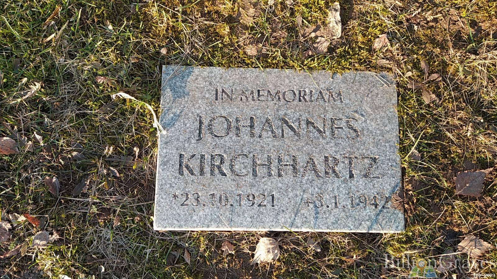 Kirchhartz Johannes