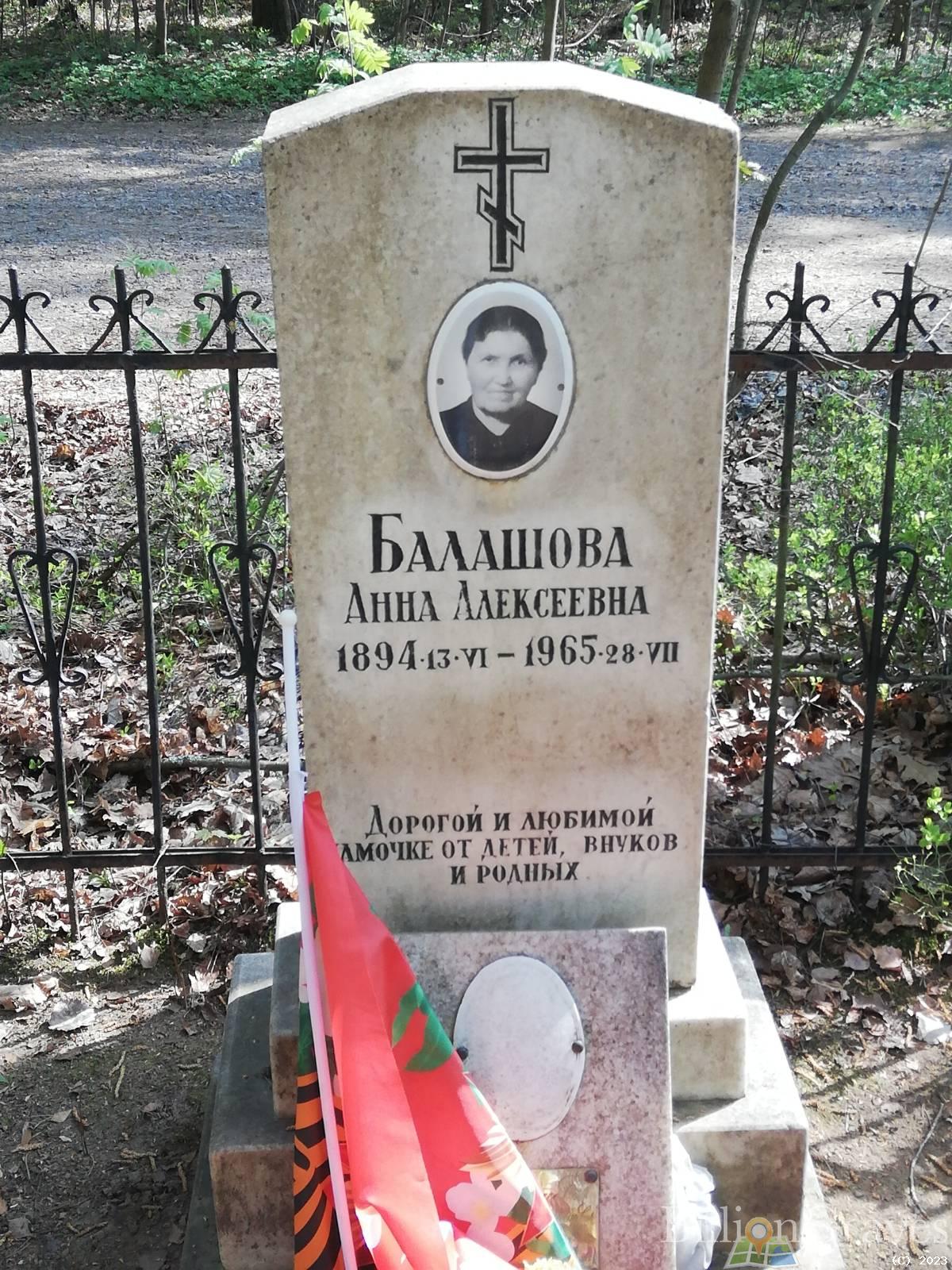 Балашова Анна Алексеевна