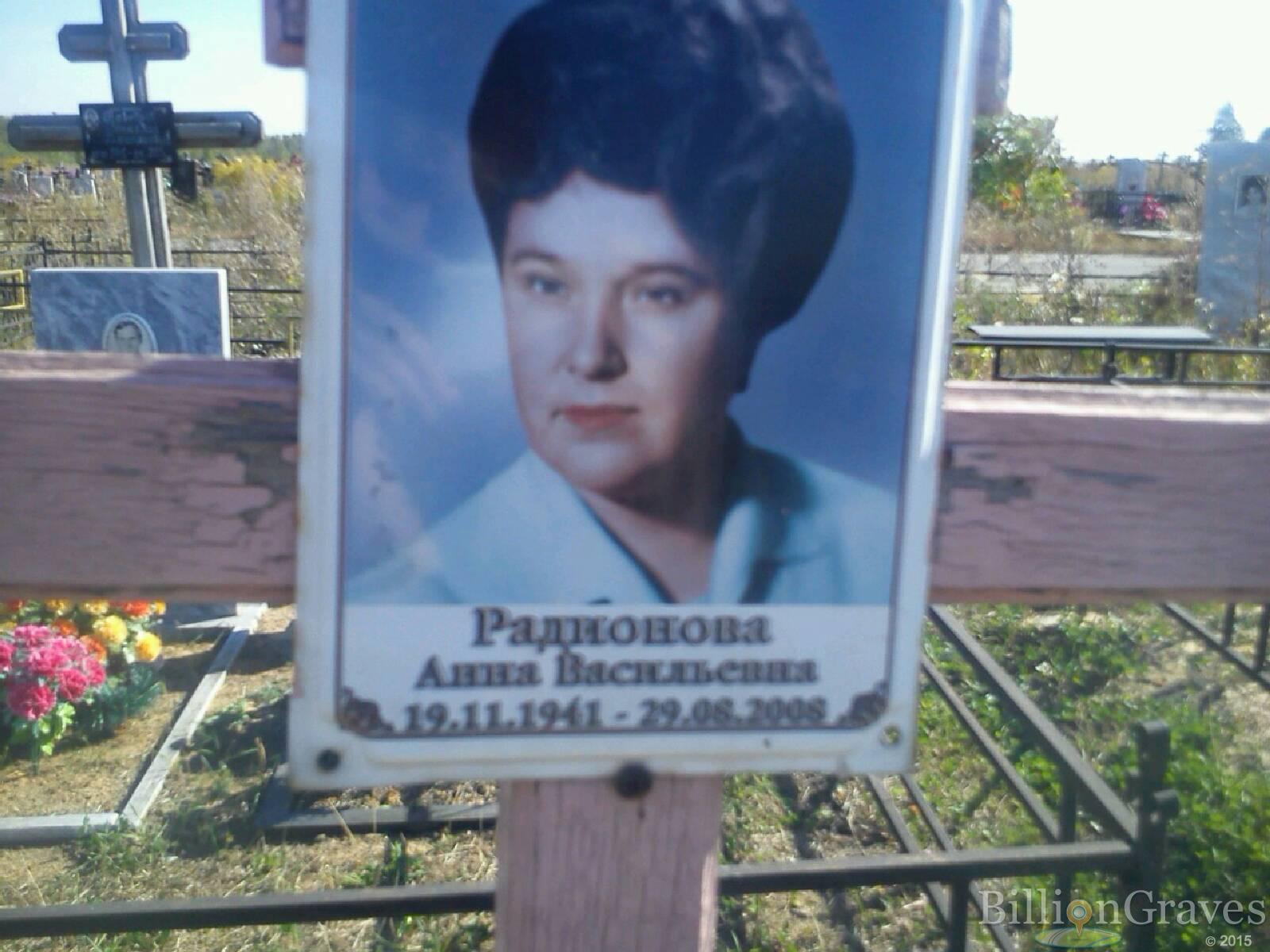 Радионова Анна Васильевна