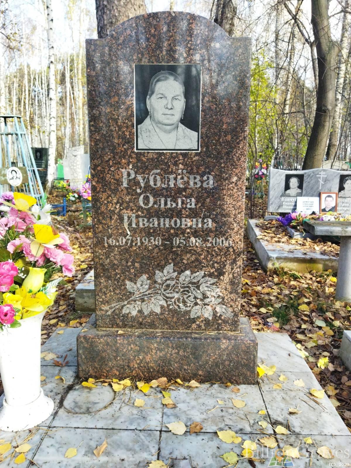 Рублёва Ольга Ивановна