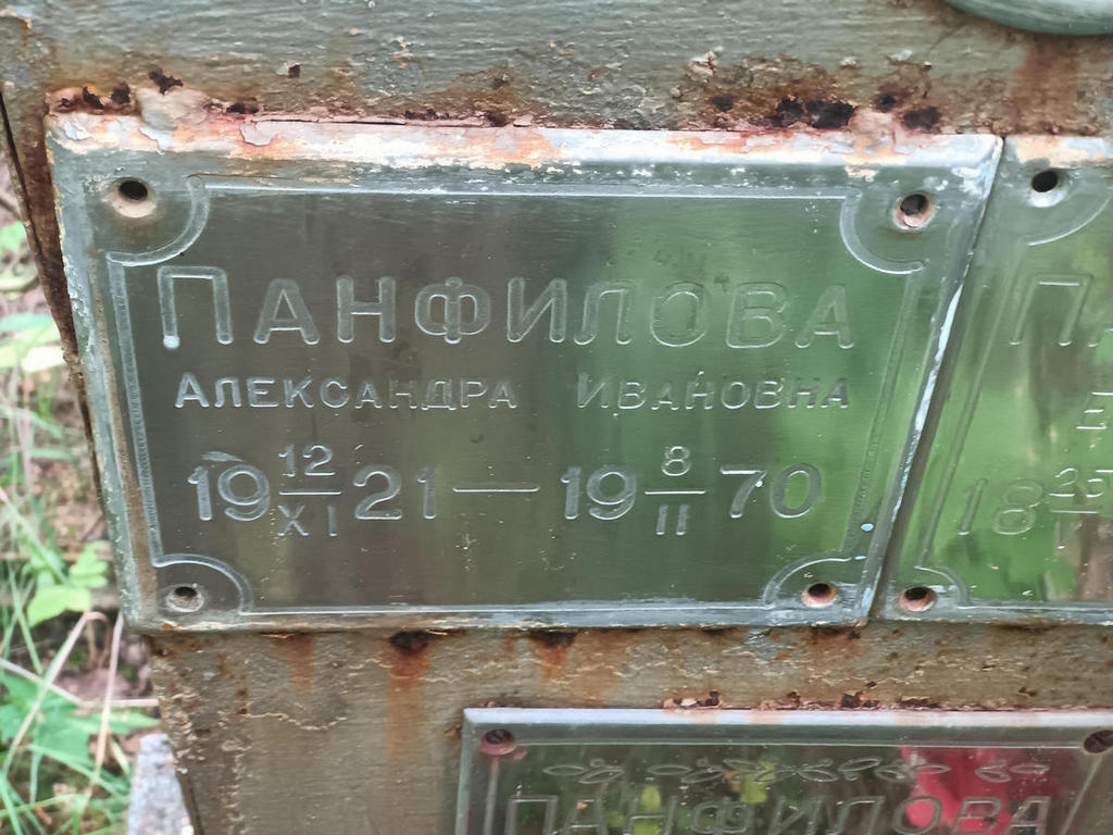 Панфилова Александра Ивановна