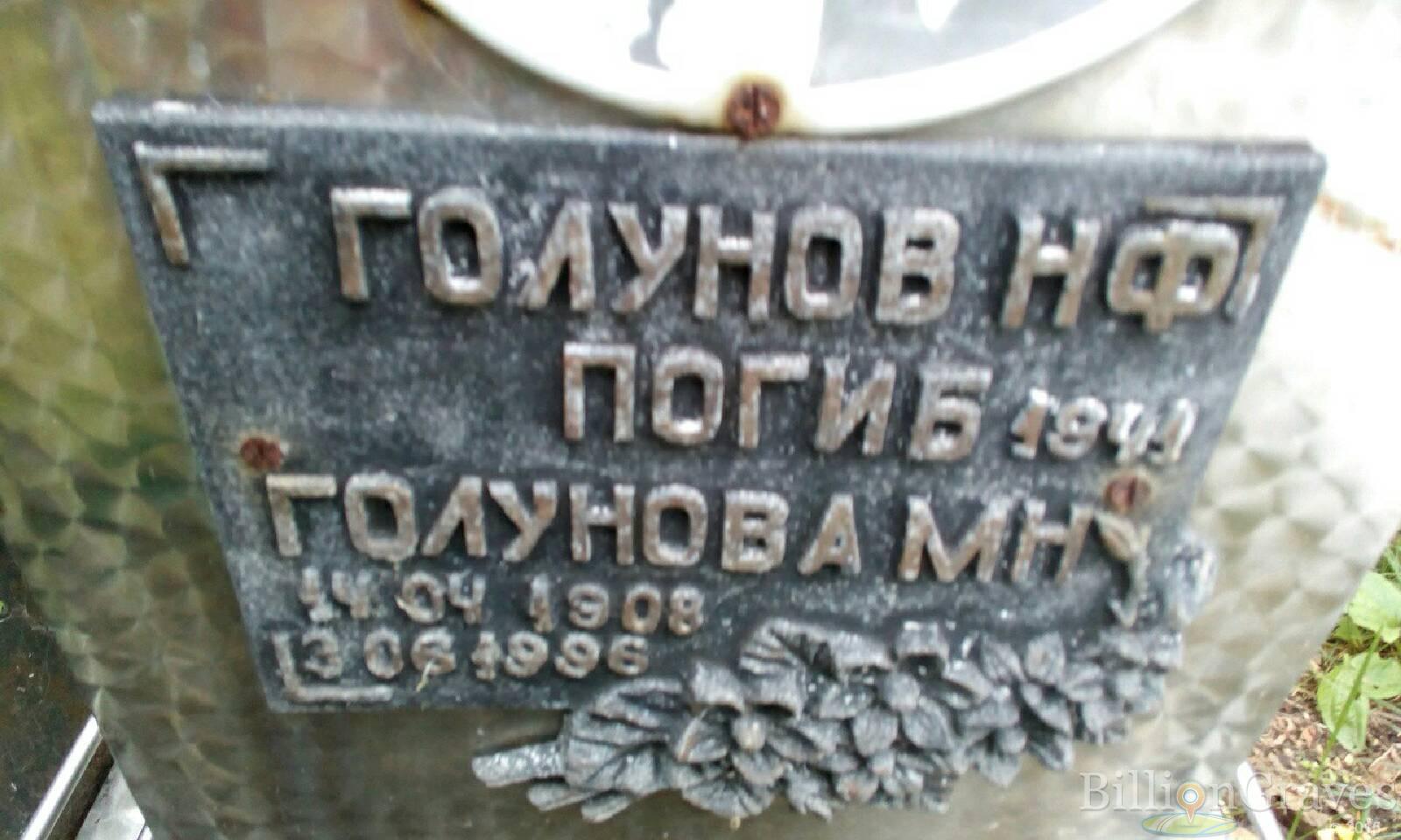Голунова М. Н.