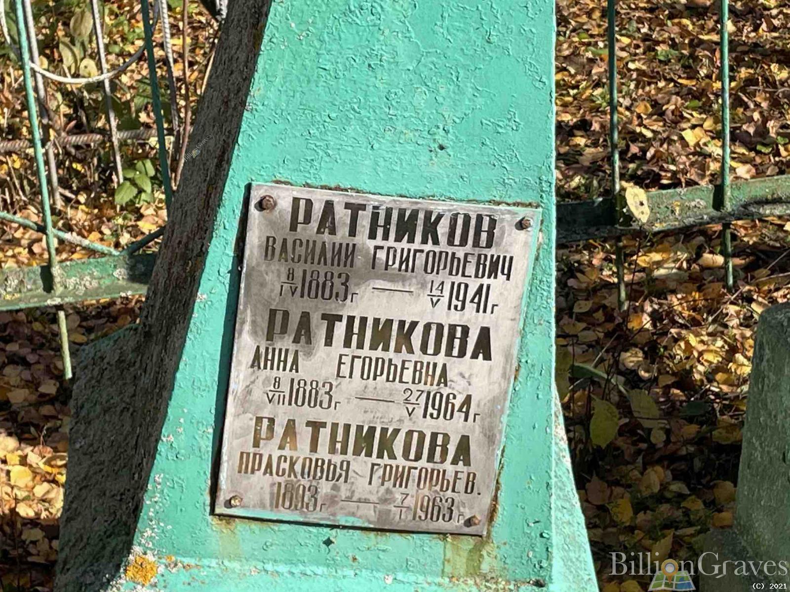 Ратникова Анна Егорьевна