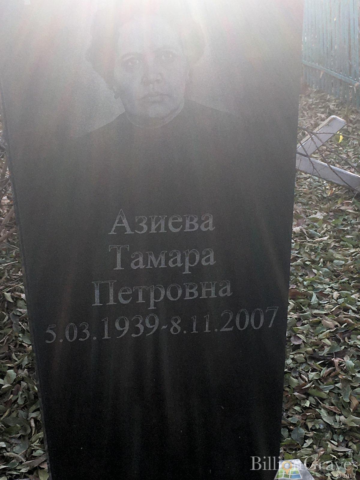 Азиева Тамара Петровна