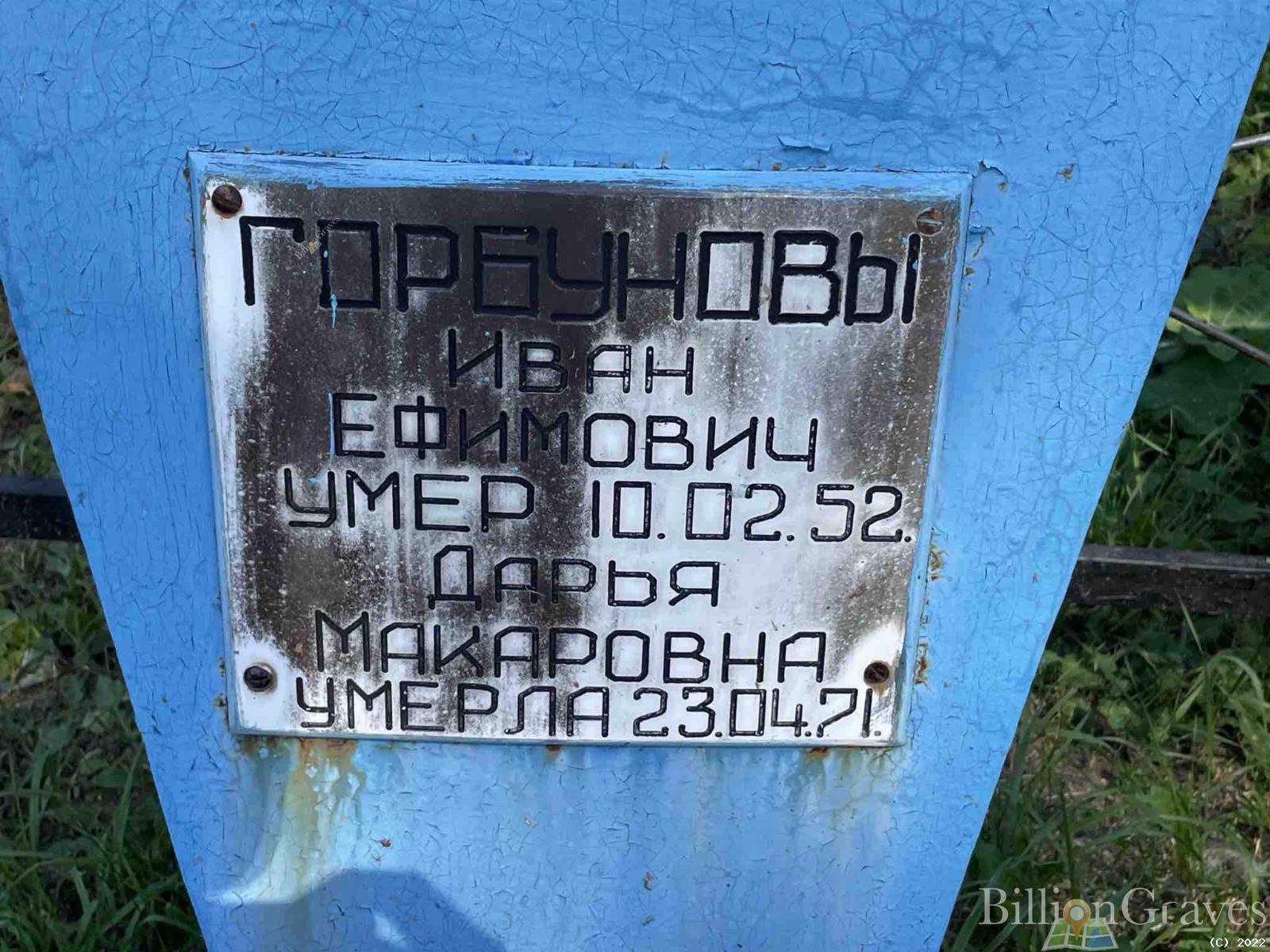 Горбунов Иван Ефимович